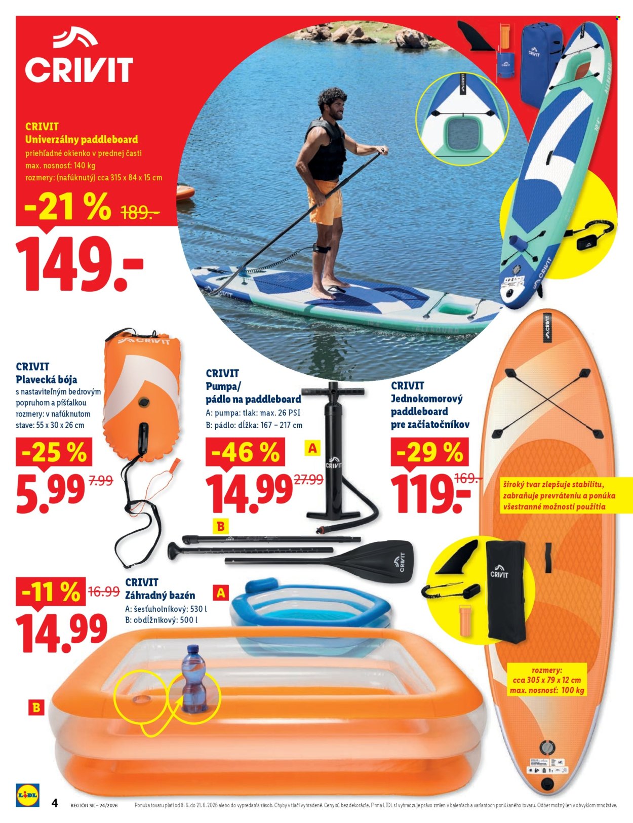 Leták Lidl - 8.6.2026 - 21.6.2026. Strana 4