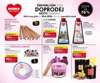 Leták Dedra - 7.6.2026 - 30.6.2026.