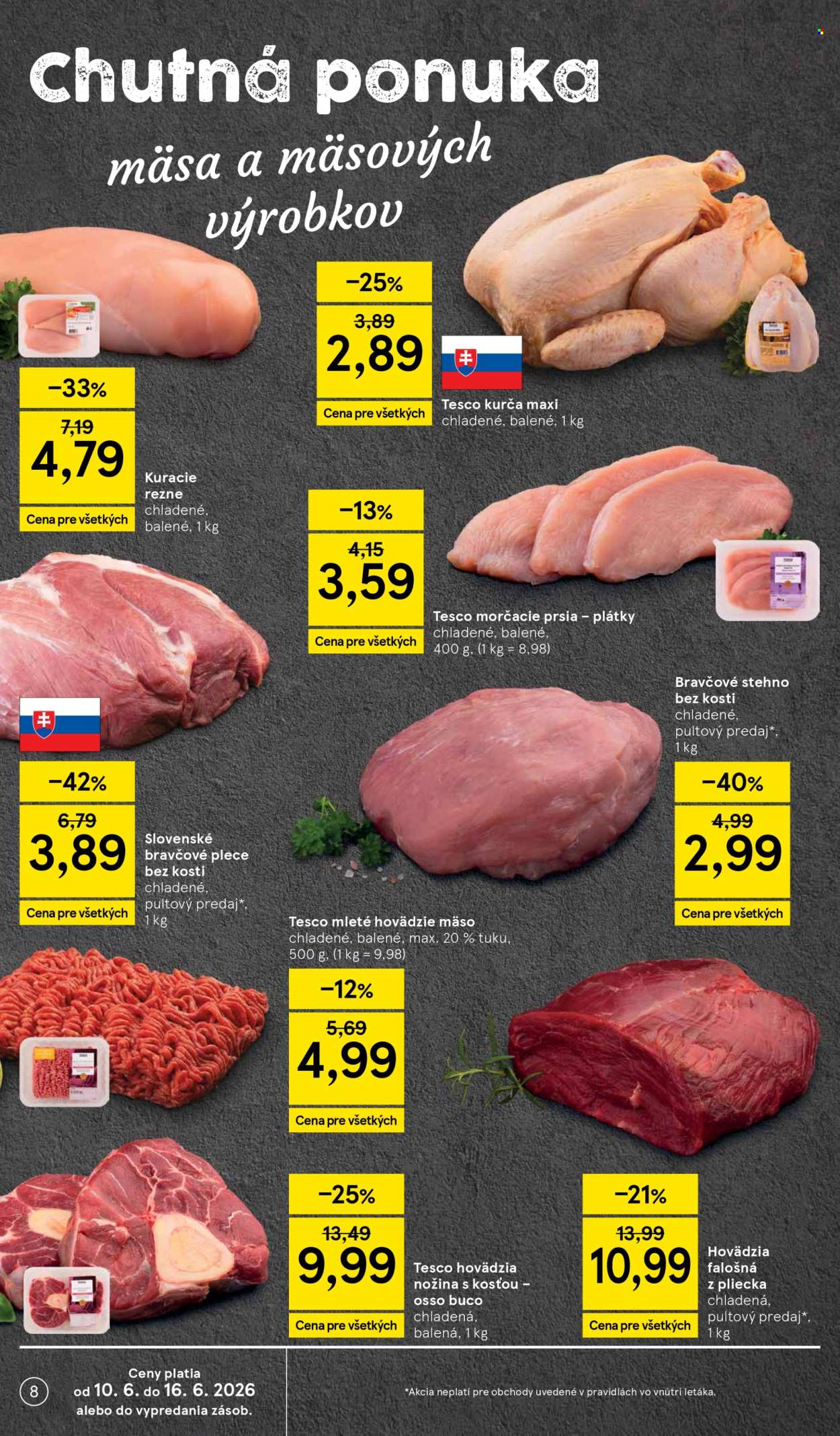 Leták TESCO - 10.6.2026 - 16.6.2026. Strana 8