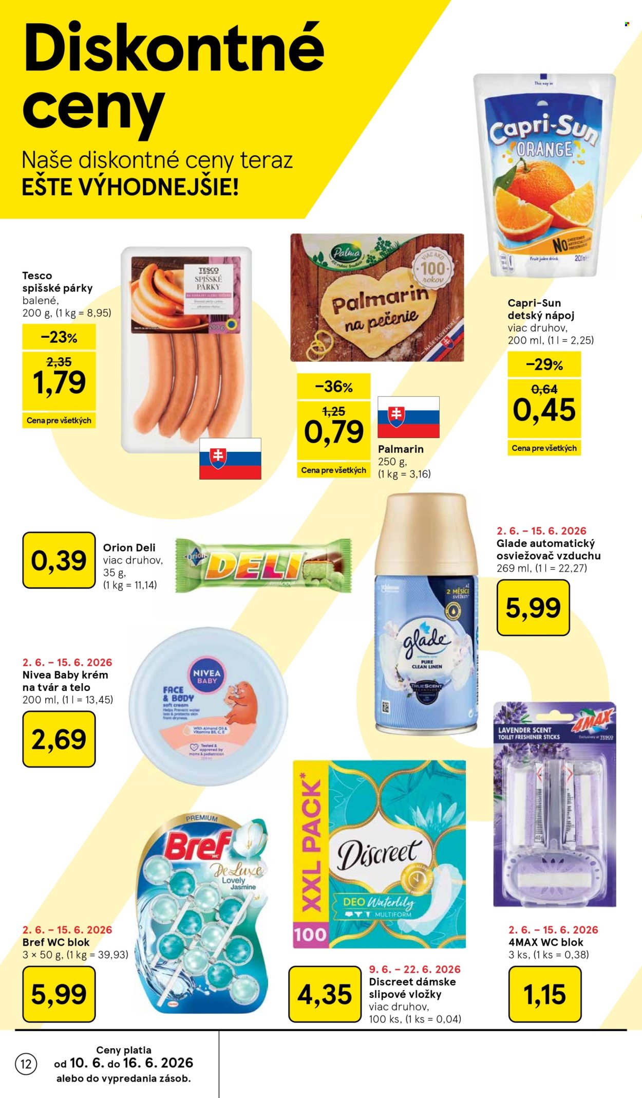 Leták TESCO - 10.6.2026 - 16.6.2026. Strana 12