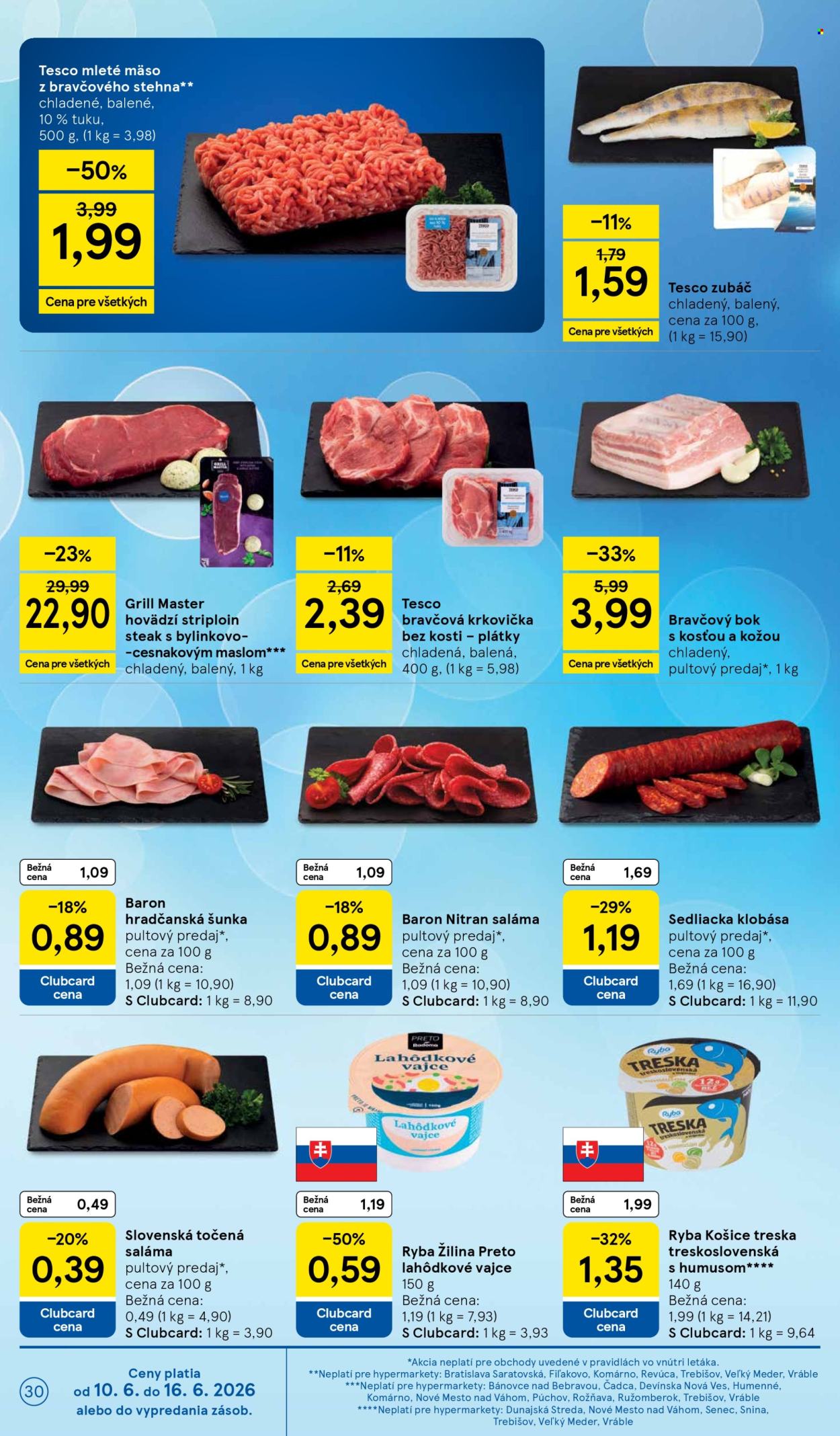 Leták TESCO - 10.6.2026 - 16.6.2026. Strana 30