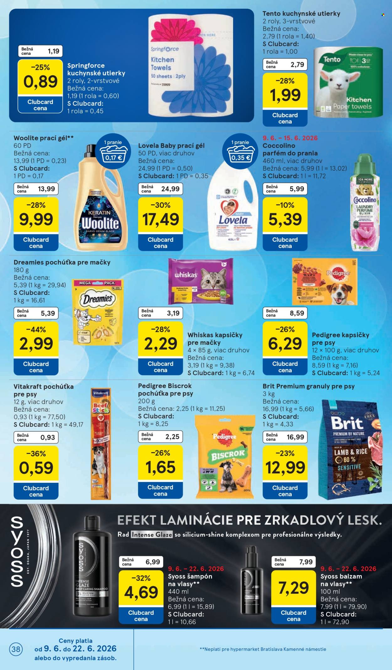 Leták TESCO - 10.6.2026 - 16.6.2026. Strana 38