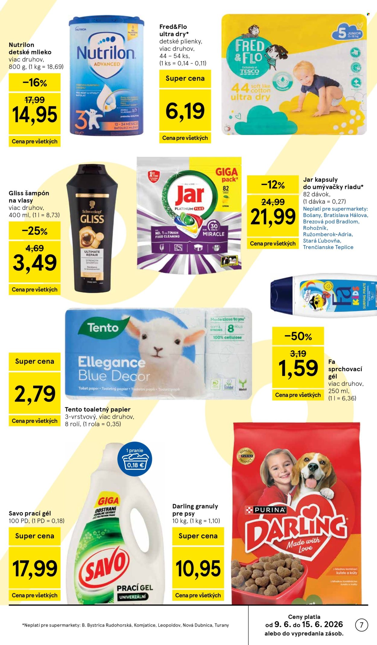 Leták TESCO supermarket - 10.6.2026 - 16.6.2026. Strana 7