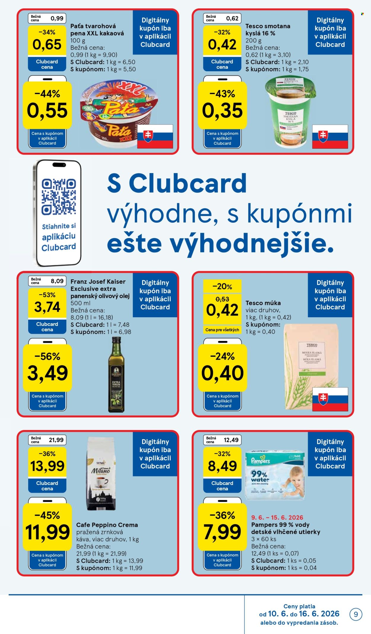 Leták TESCO supermarket - 10.6.2026 - 16.6.2026. Strana 9