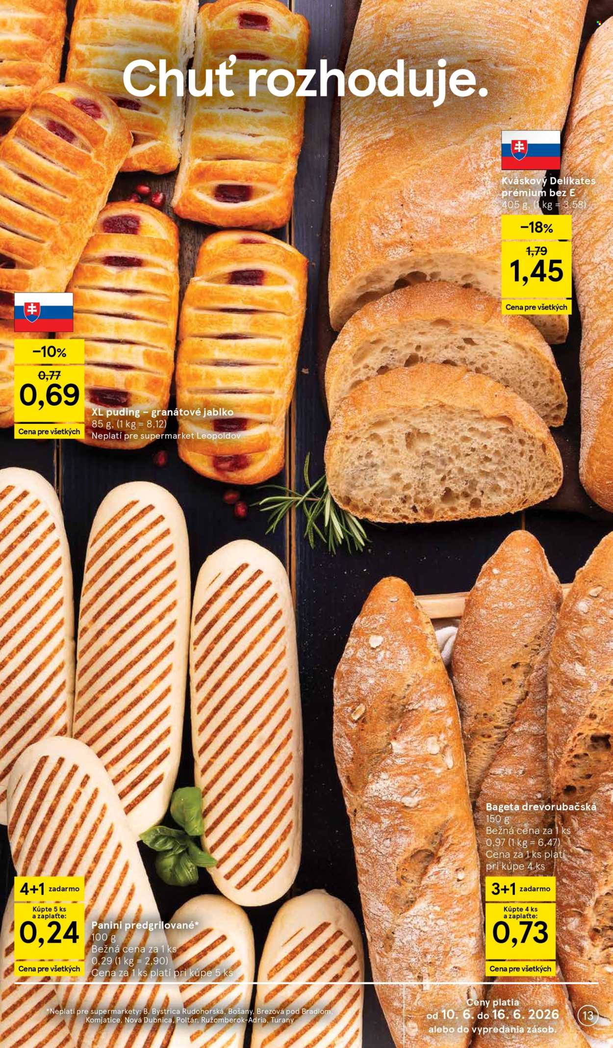 Leták TESCO supermarket - 10.6.2026 - 16.6.2026. Strana 13