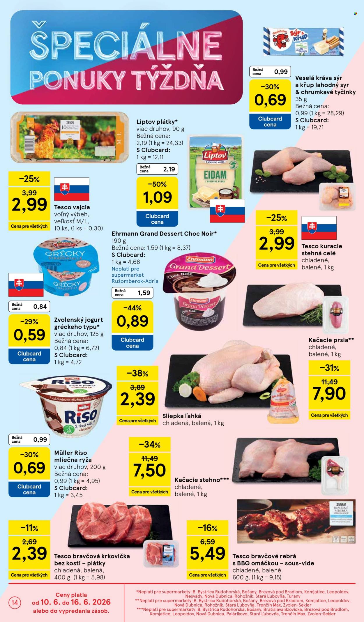 Leták TESCO supermarket - 10.6.2026 - 16.6.2026. Strana 14
