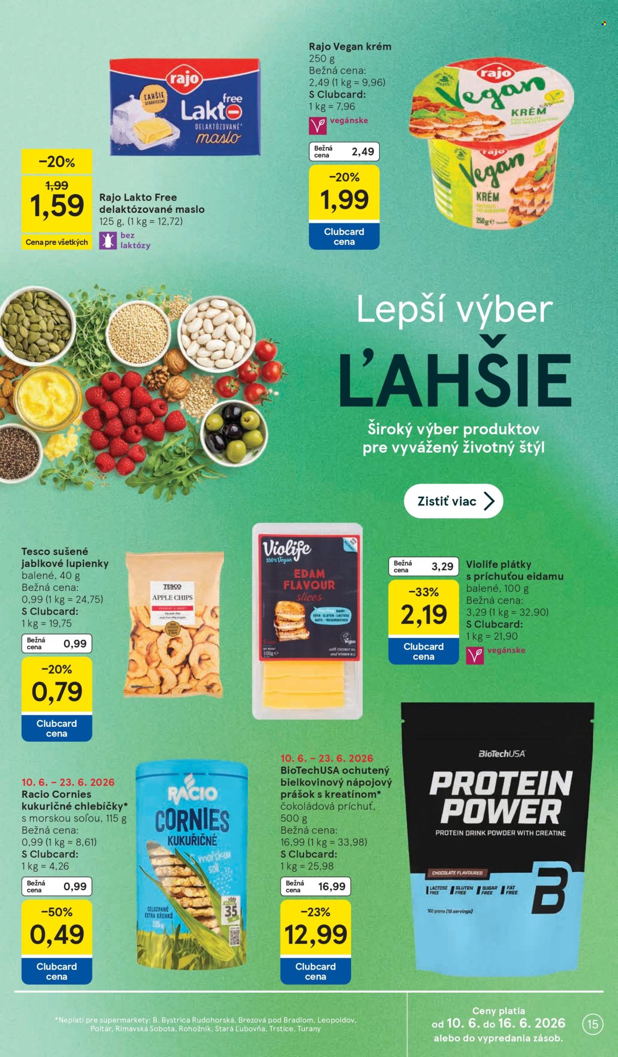 Leták TESCO supermarket - 10.6.2026 - 16.6.2026. Strana 15