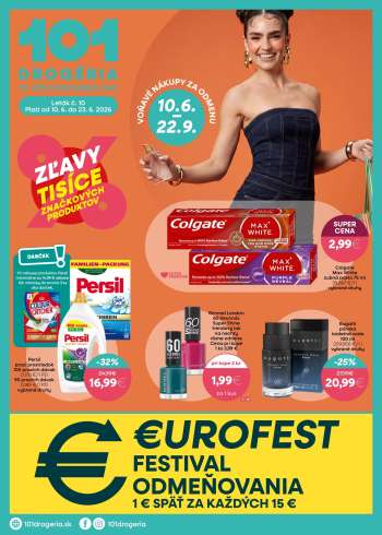 Leták 101 Drogerie - 10.6.2026 - 23.6.2026.