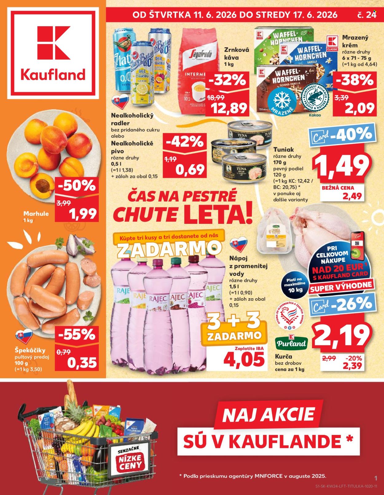 Leták Kaufland - 11.6.2026 - 17.6.2026. Strana 1