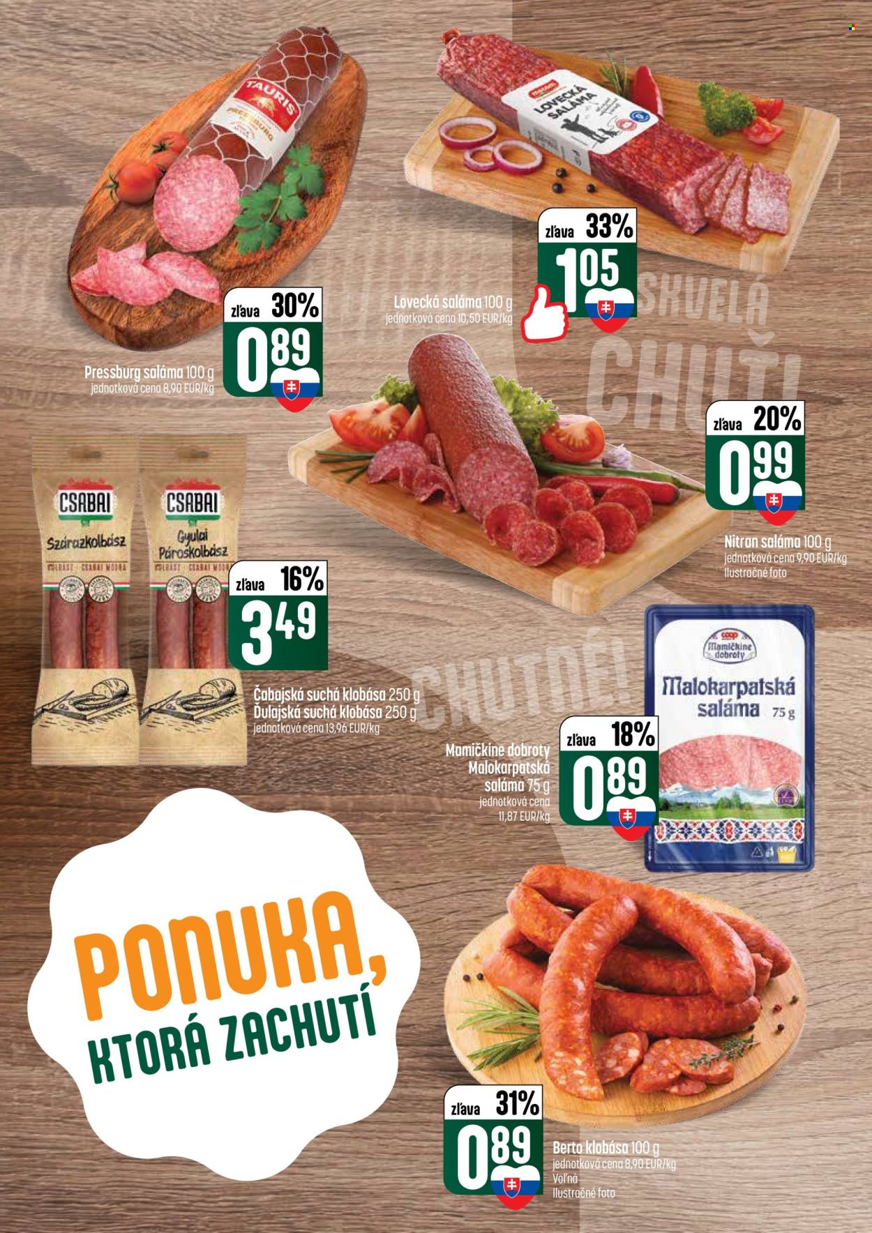 Leták COOP Jednota - 11.6.2026 - 17.6.2026. Strana 14