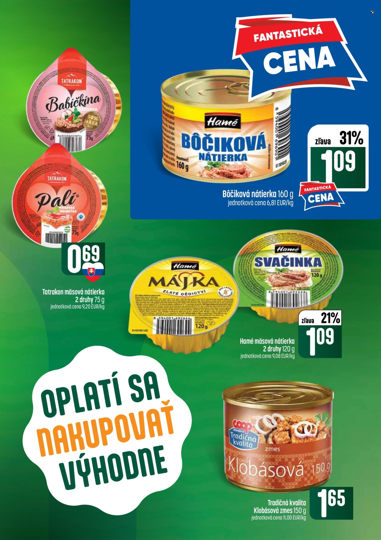 Leták COOP Jednota - 11.6.2026 - 17.6.2026. Strana 33