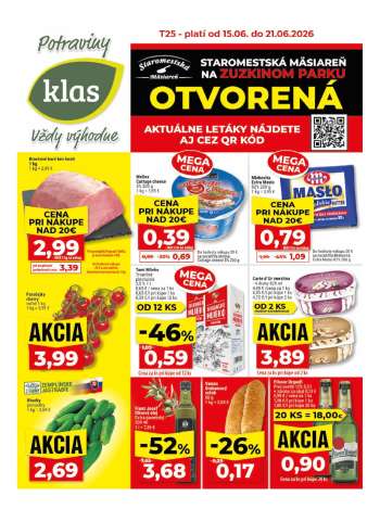 Leták Klas - 15.6.2026 - 21.6.2026.
