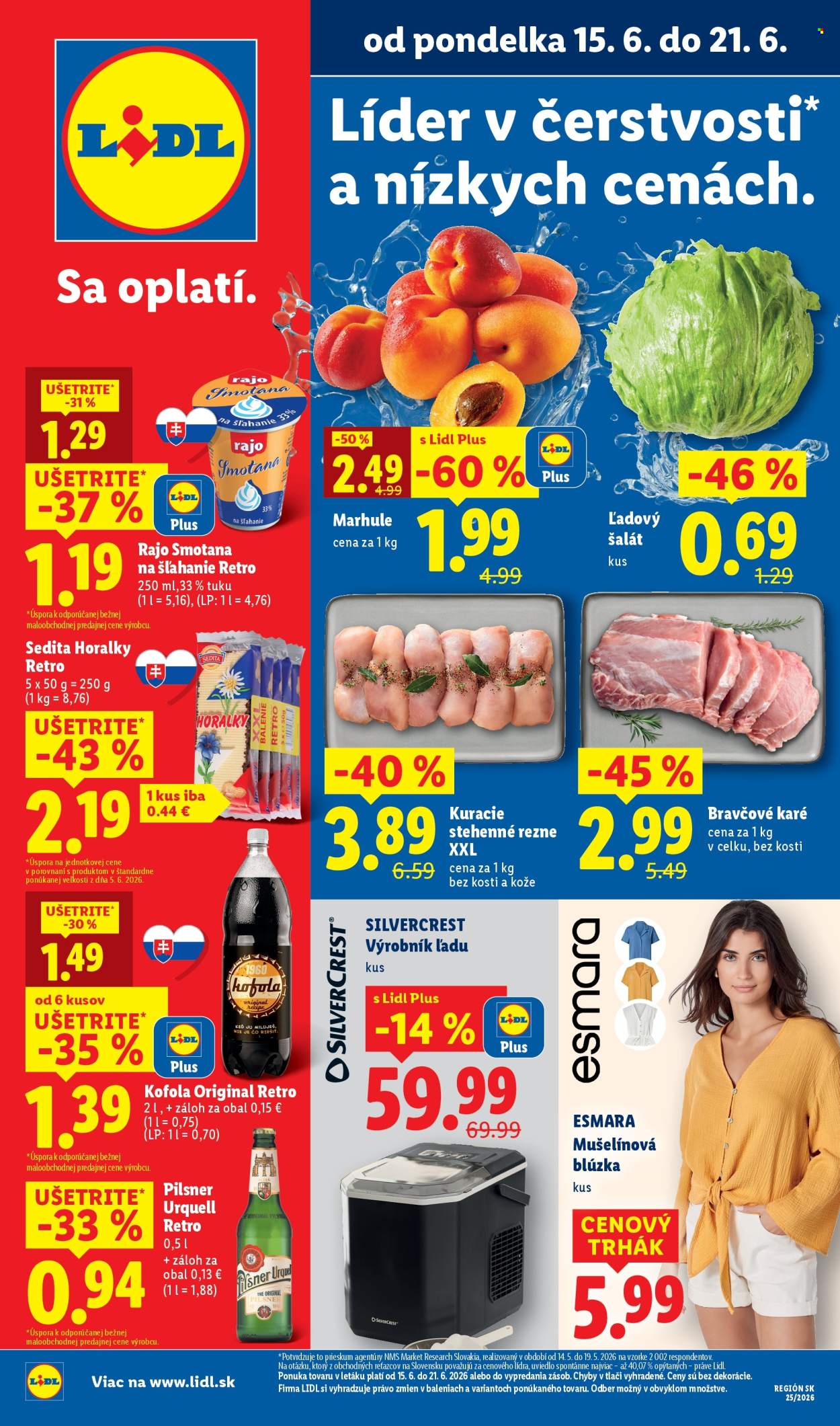 Leták Lidl - 15.6.2026 - 21.6.2026. Strana 1