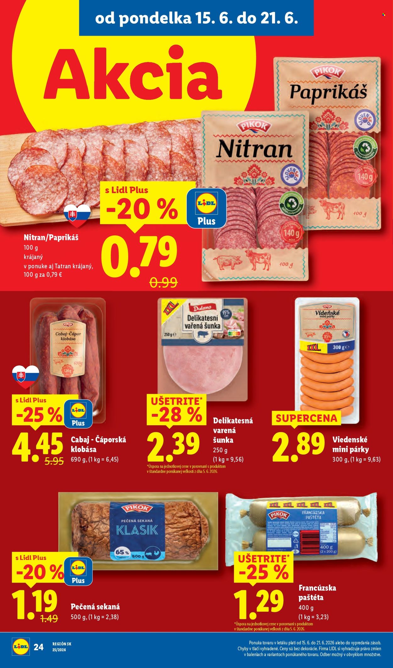 Leták Lidl - 15.6.2026 - 21.6.2026. Strana 34