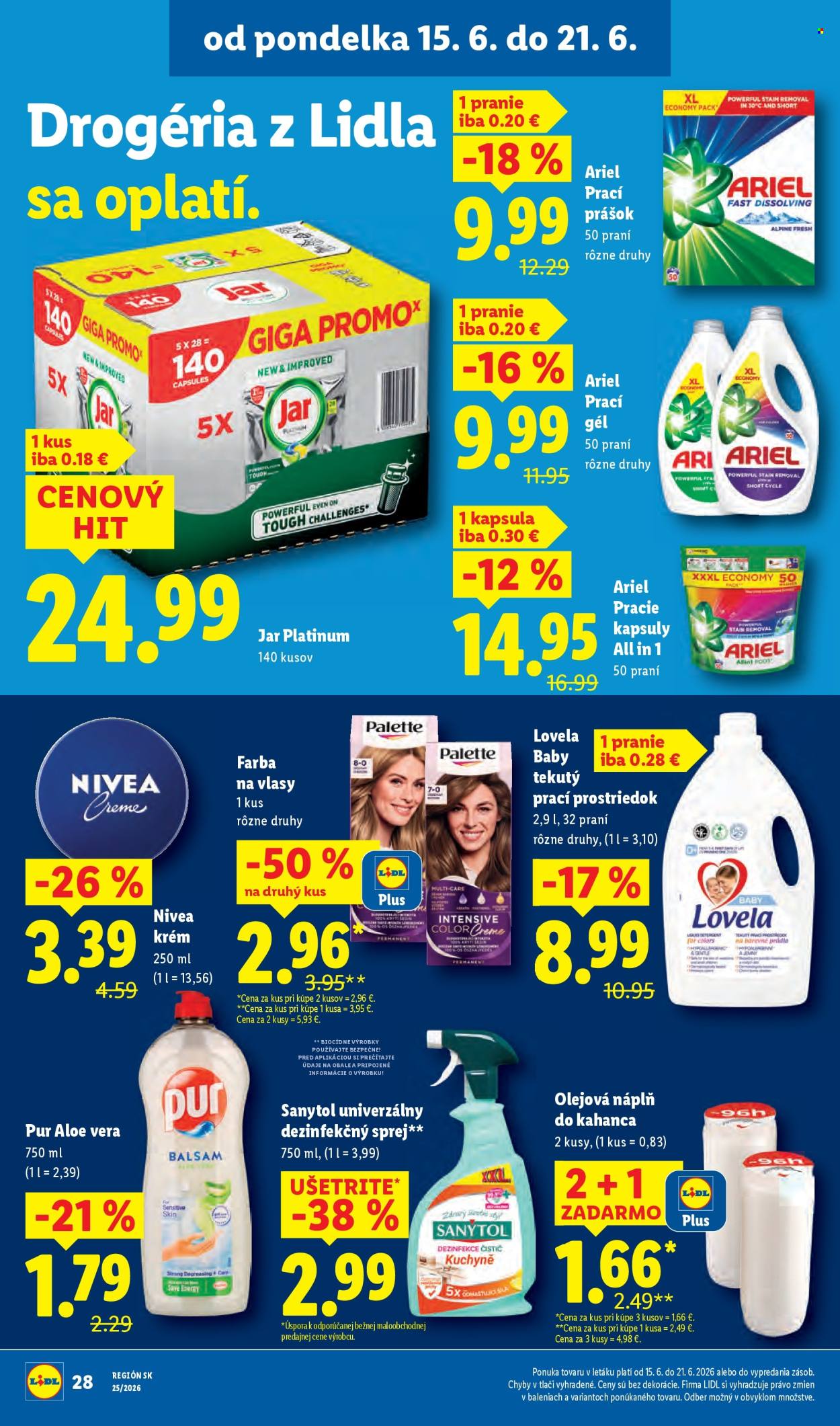 Leták Lidl - 15.6.2026 - 21.6.2026. Strana 40