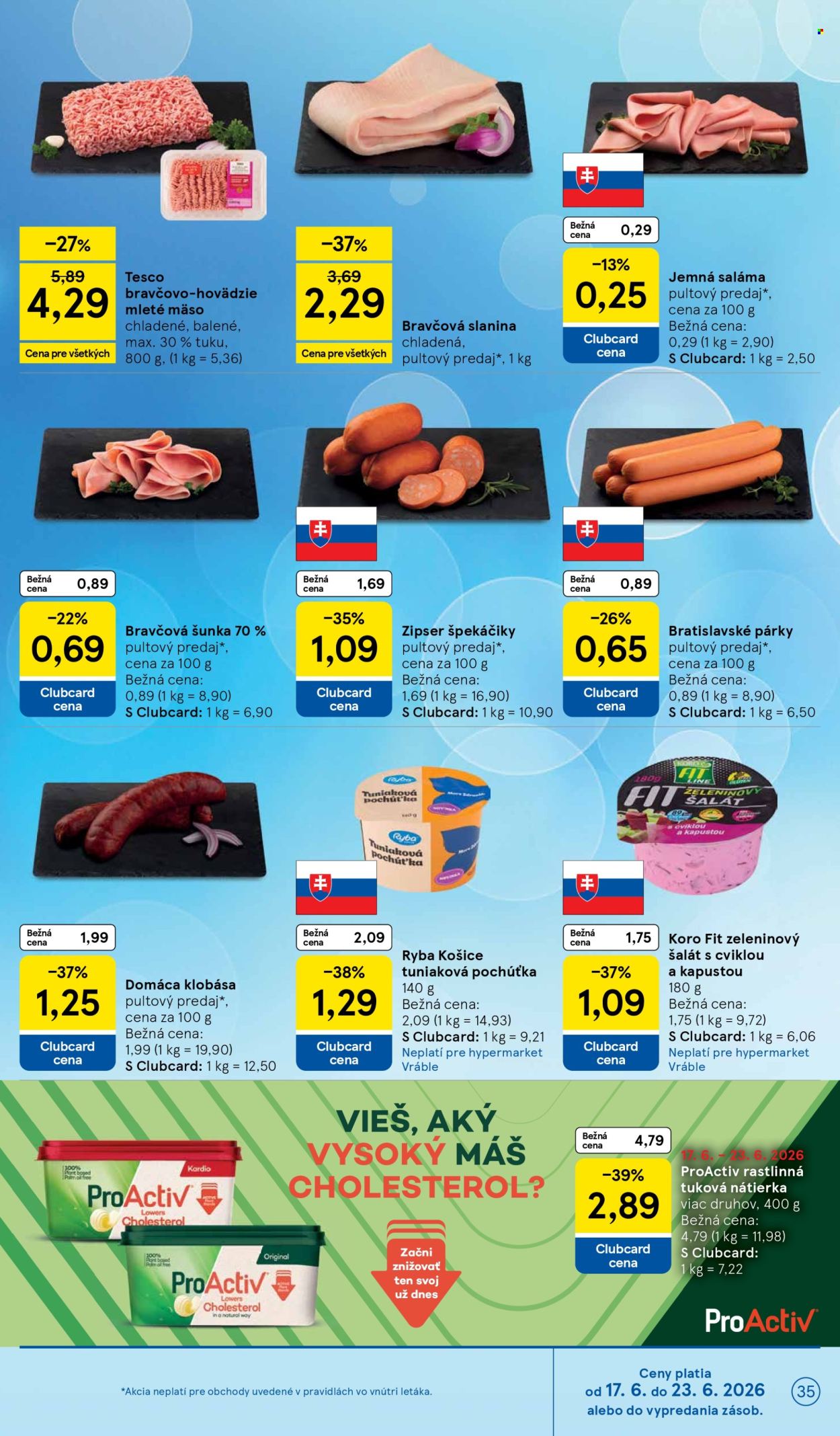 Leták TESCO - 17.6.2026 - 23.6.2026. Strana 35