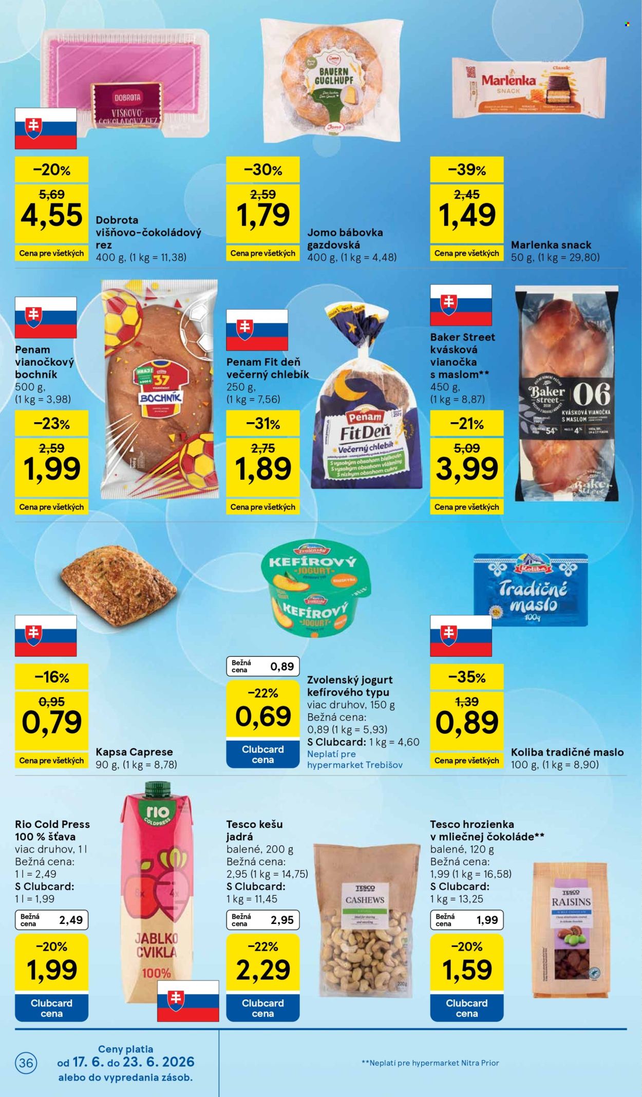 Leták TESCO - 17.6.2026 - 23.6.2026. Strana 36
