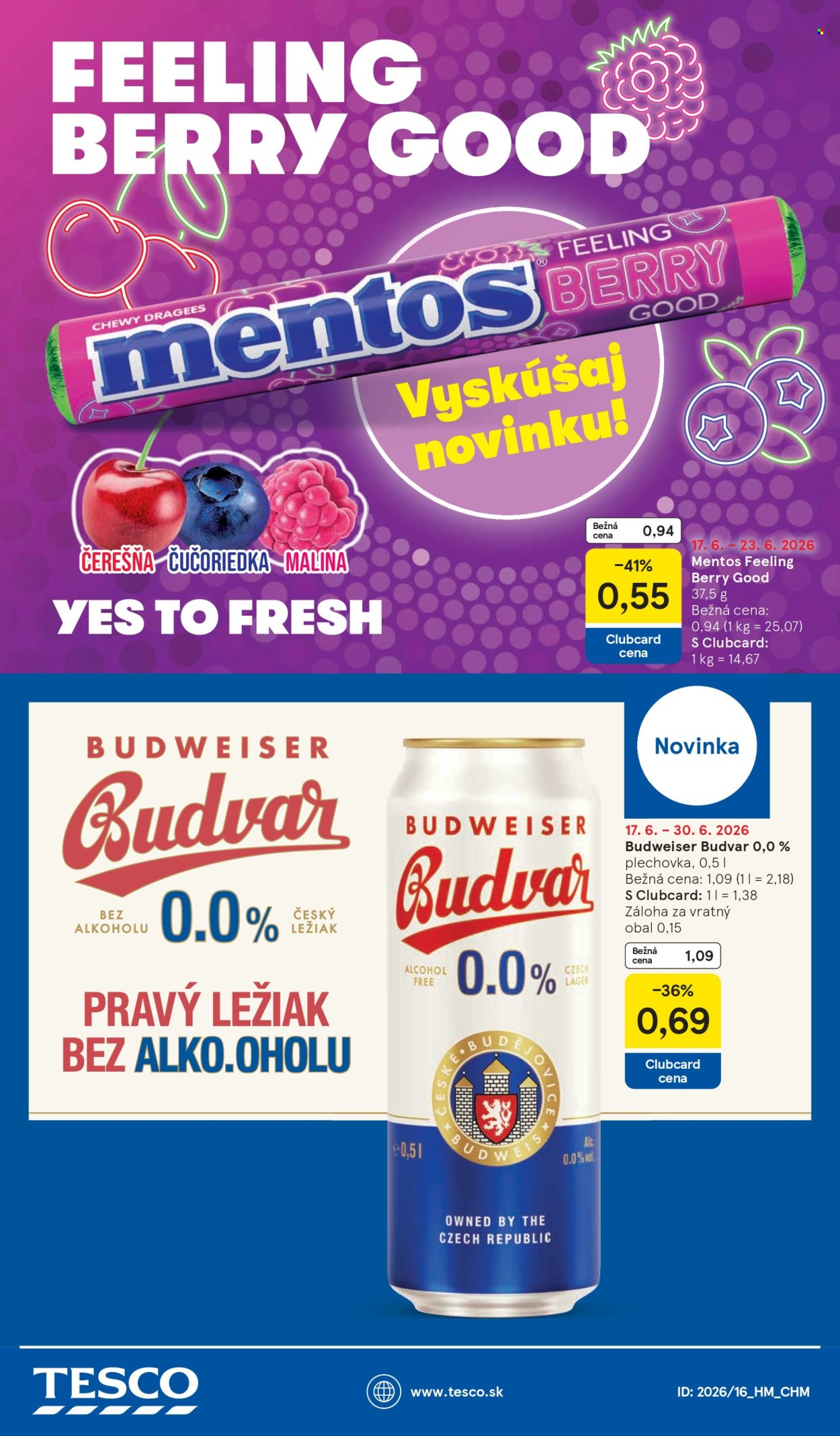 Leták TESCO - 17.6.2026 - 23.6.2026. Strana 58