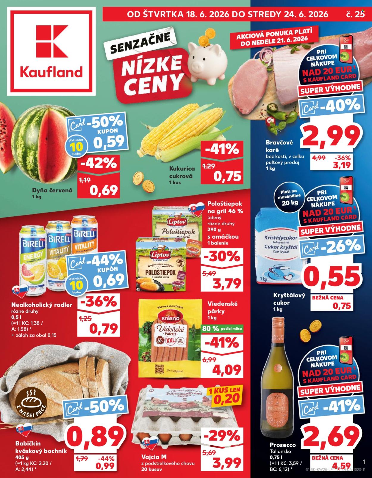 Leták Kaufland - 18.6.2026 - 24.6.2026. Strana 1