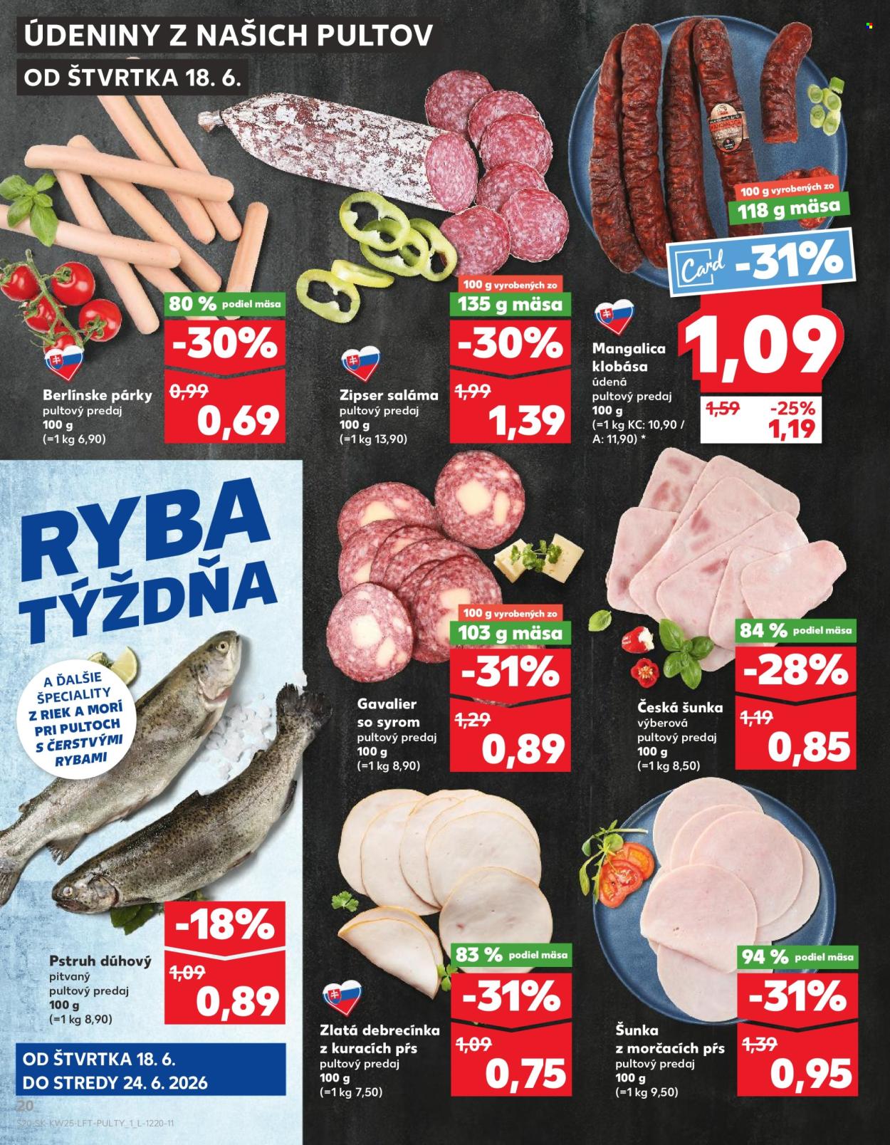 Leták Kaufland - 18.6.2026 - 24.6.2026. Strana 20