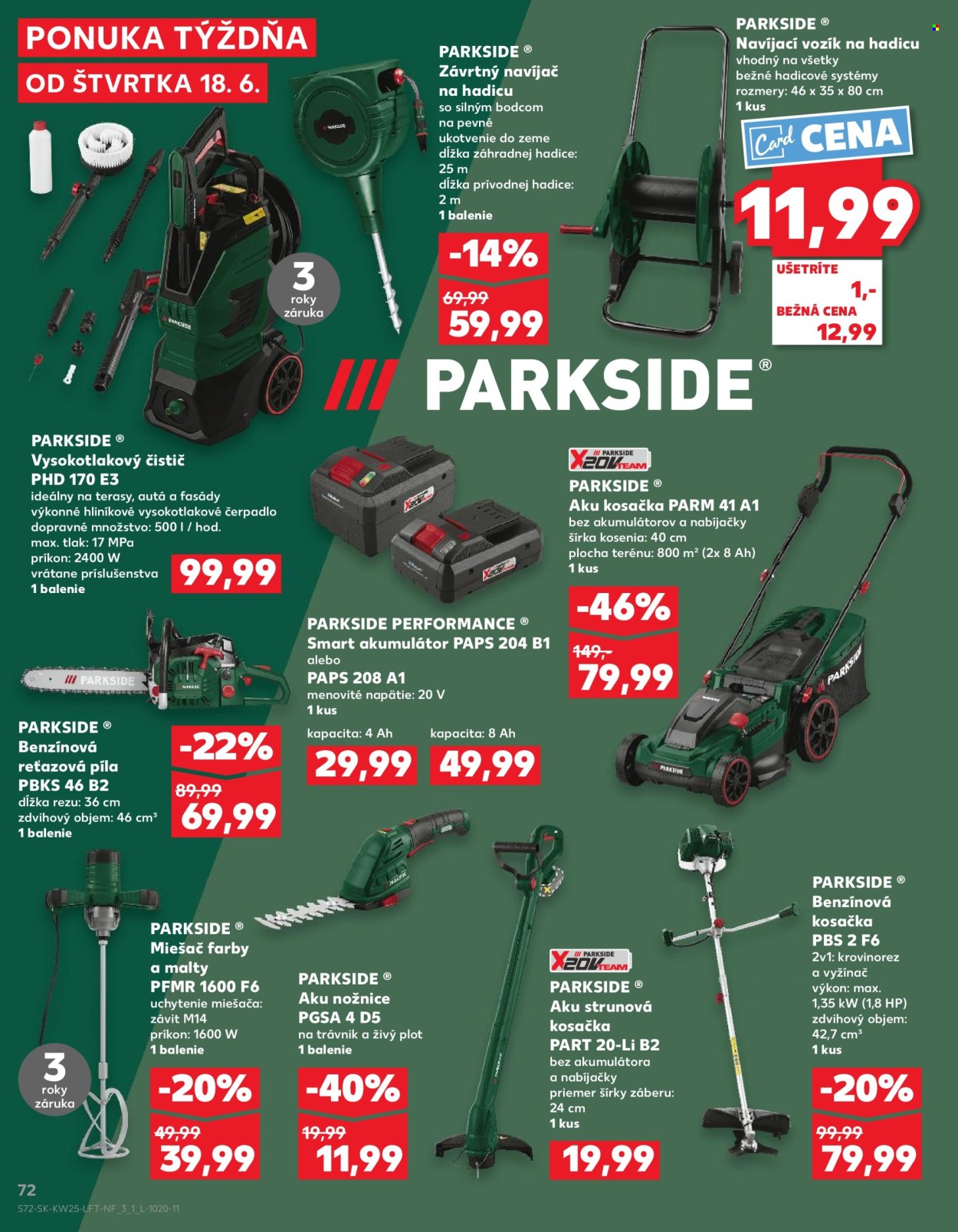 Leták Kaufland - 18.6.2026 - 24.6.2026. Strana 72