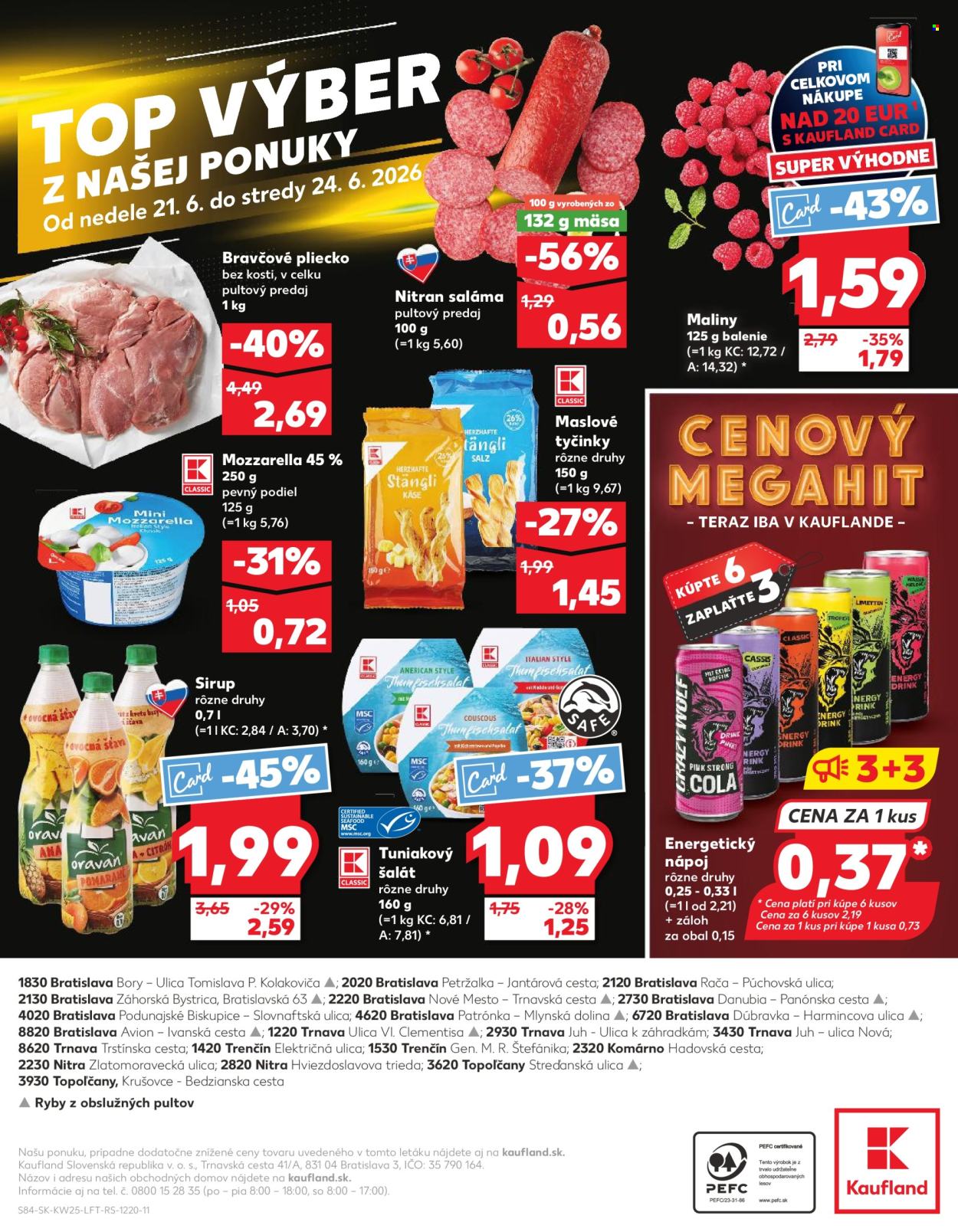 Leták Kaufland - 18.6.2026 - 24.6.2026. Strana 84