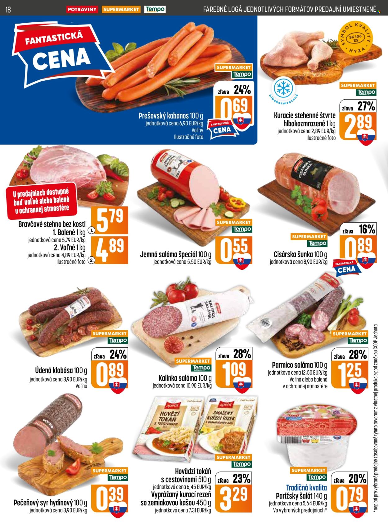 Leták COOP Jednota - 18.6.2026 - 24.6.2026. Strana 18