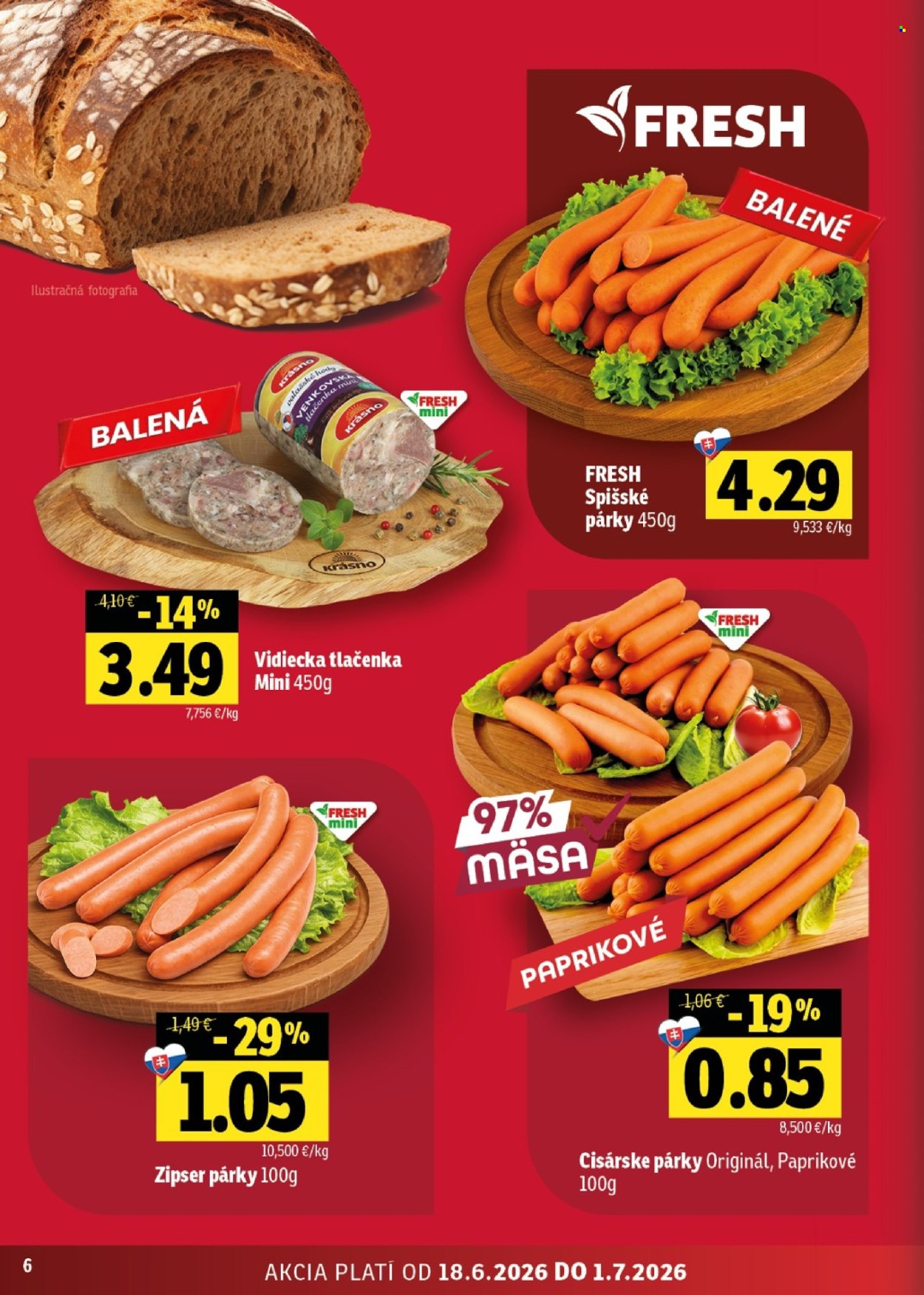 Leták FRESH - 18.6.2026 - 1.7.2026. Strana 6