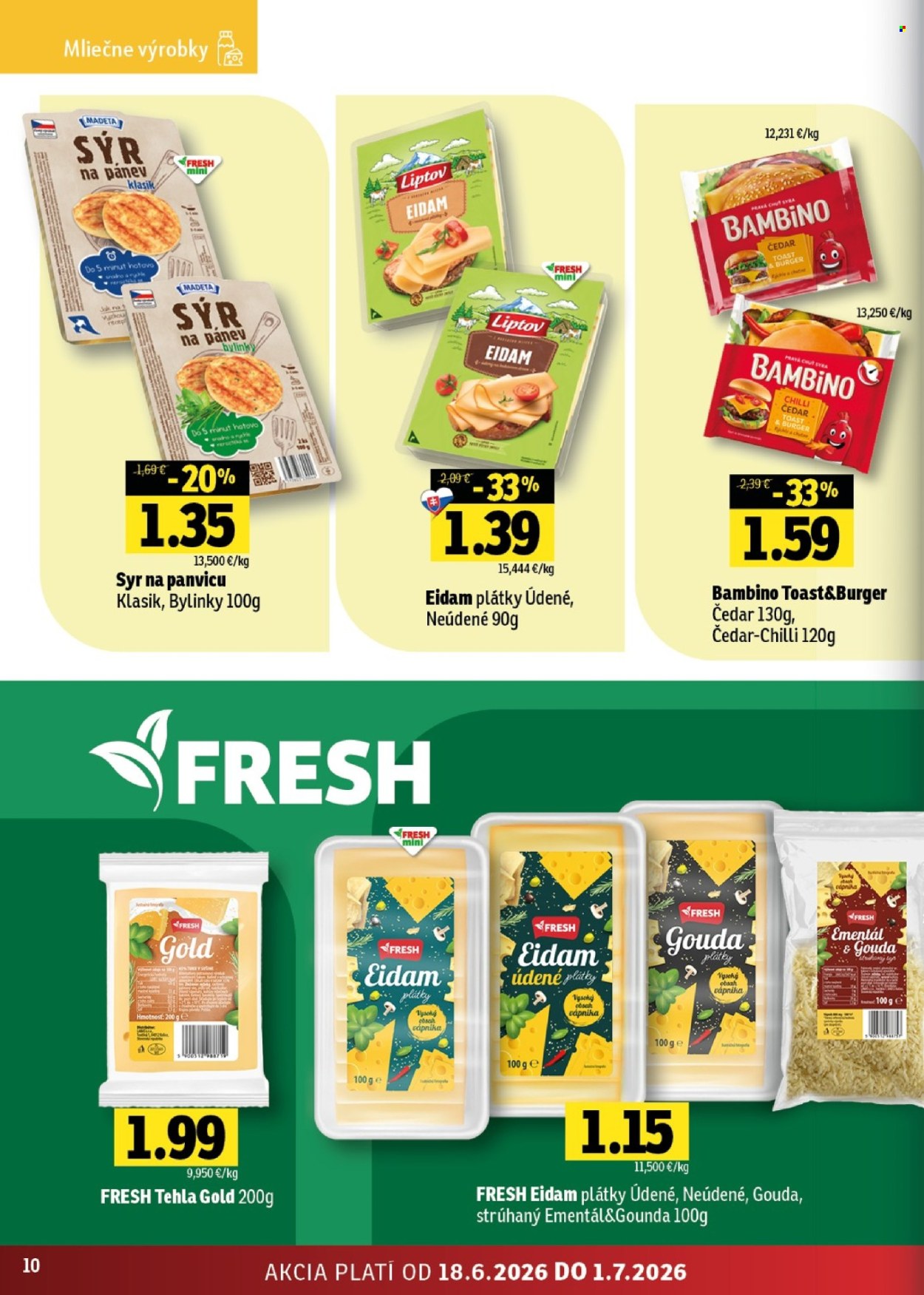 Leták FRESH - 18.6.2026 - 1.7.2026. Strana 10