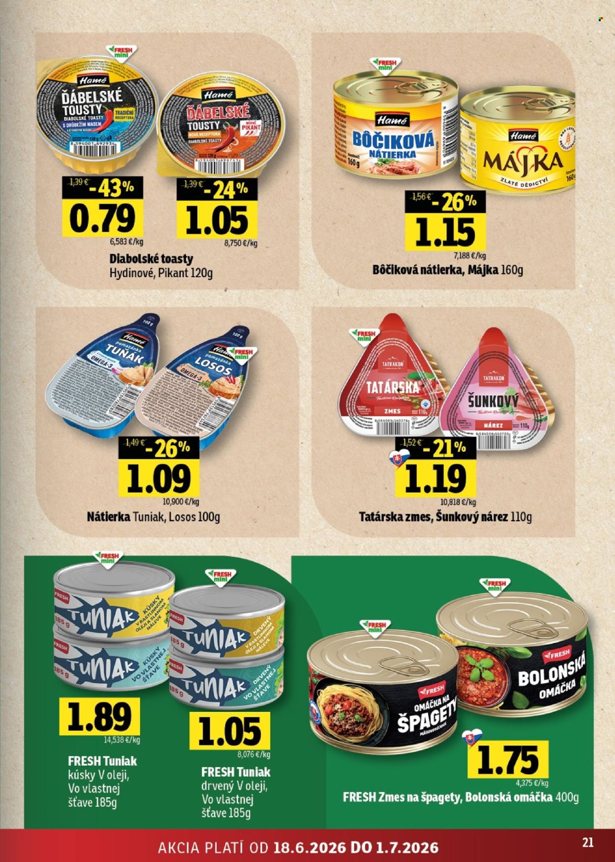 Leták FRESH - 18.6.2026 - 1.7.2026. Strana 21