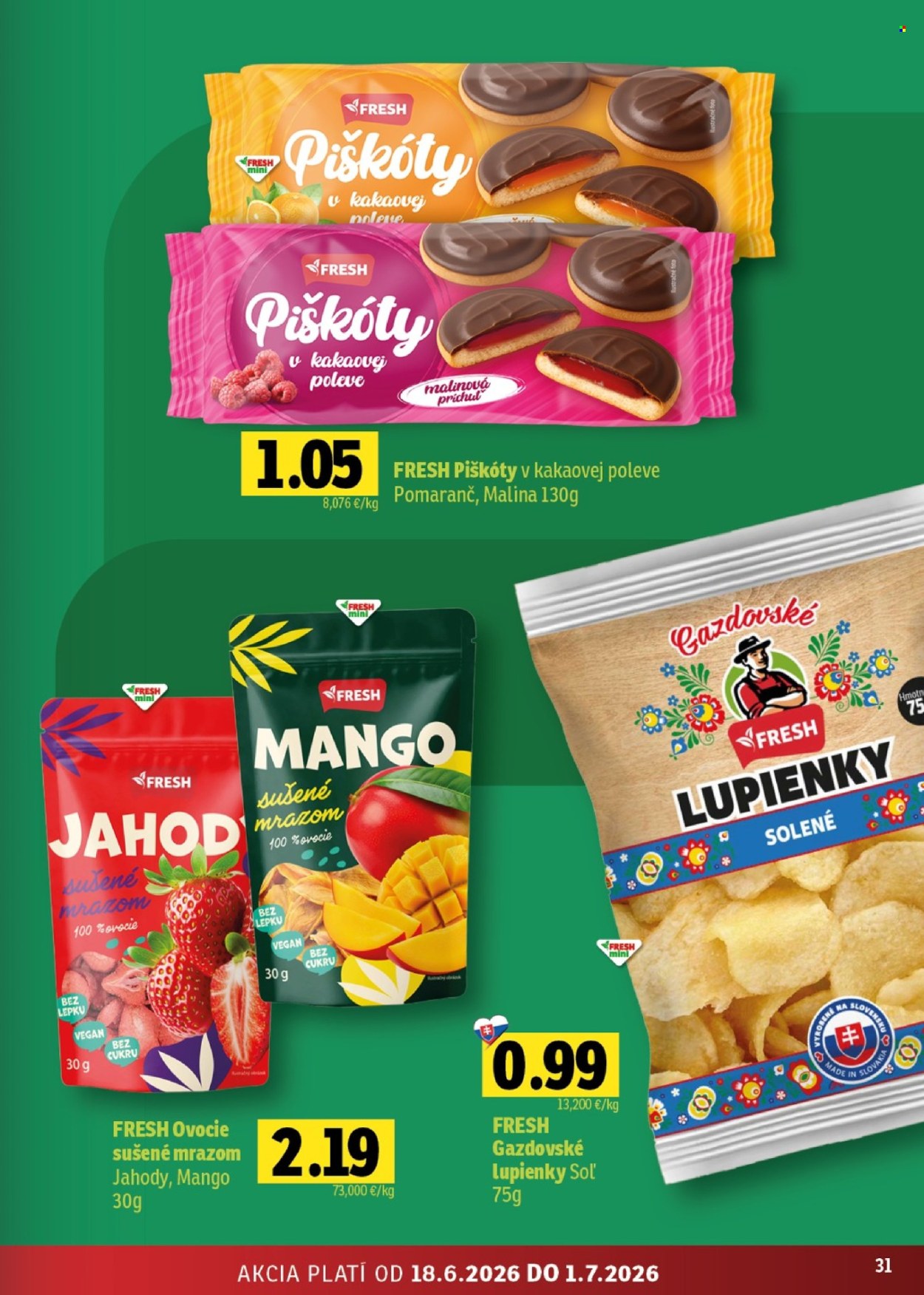 Leták FRESH - 18.6.2026 - 1.7.2026. Strana 31