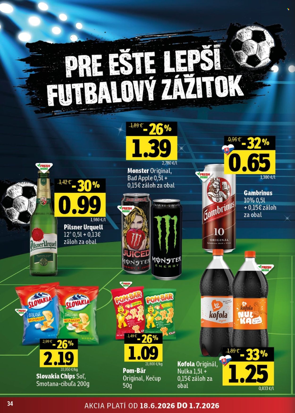 Leták FRESH - 18.6.2026 - 1.7.2026. Strana 34
