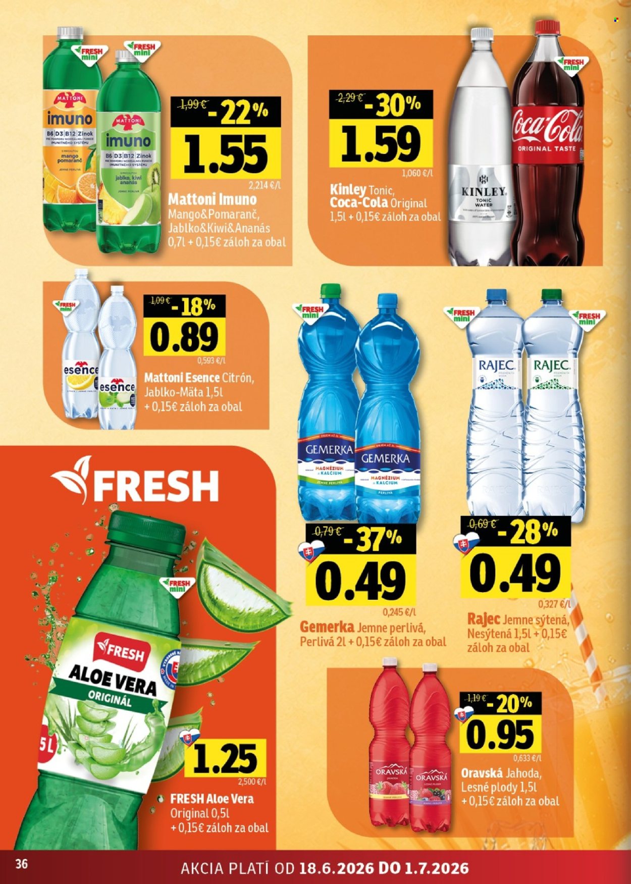 Leták FRESH - 18.6.2026 - 1.7.2026. Strana 36