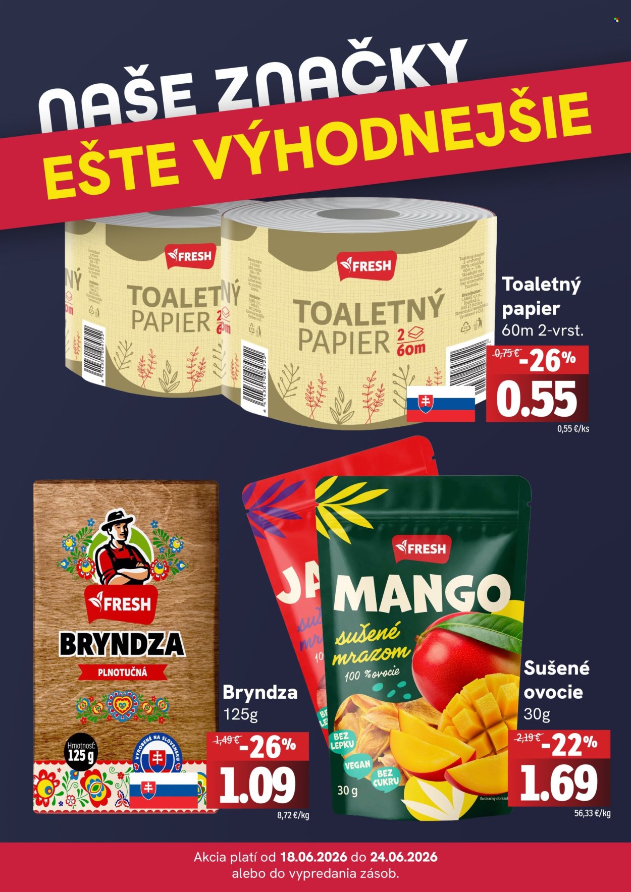 Leták FRESH - 18.6.2026 - 24.6.2026. Strana 4
