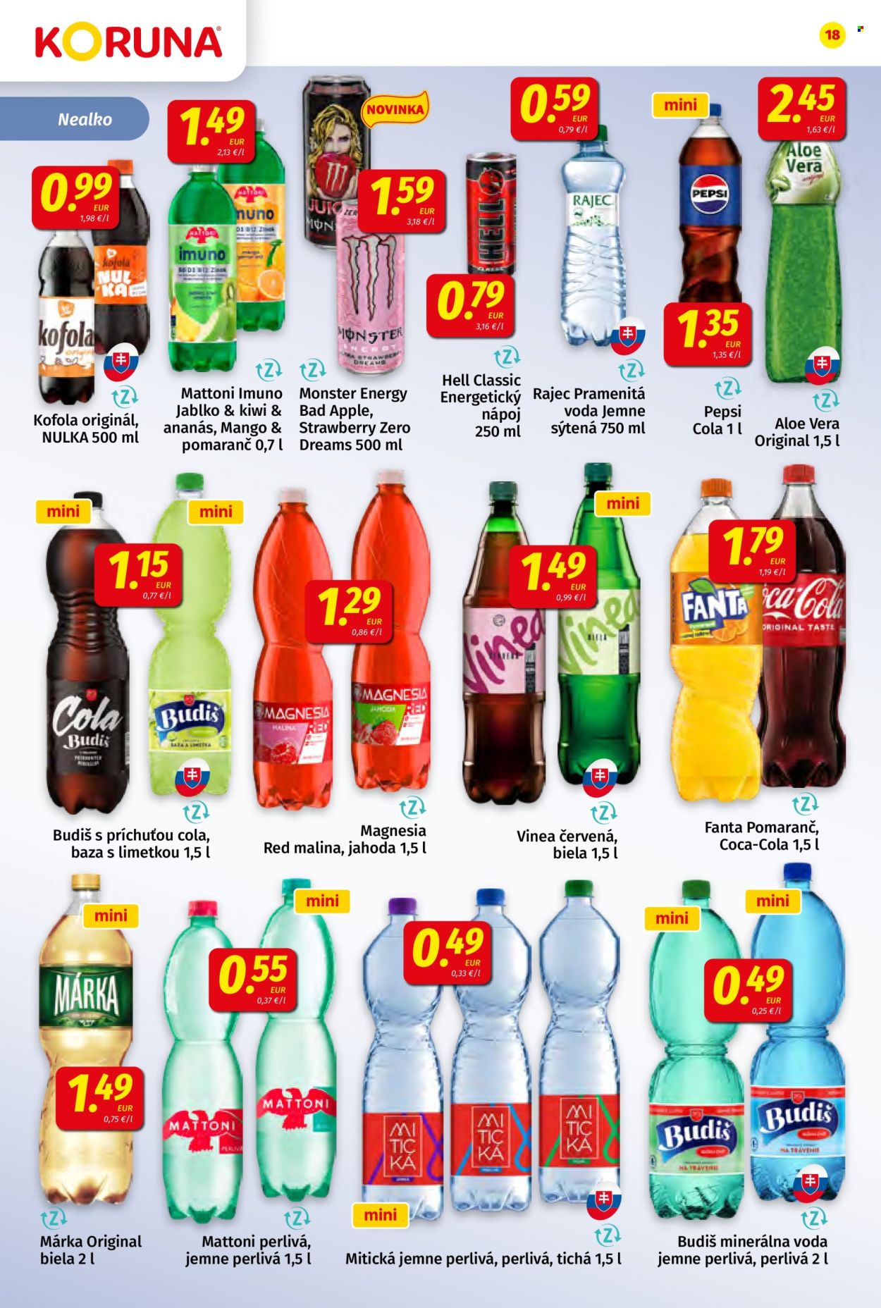 Leták Potraviny KORUNA - 19.6.2026 - 1.7.2026. Strana 18