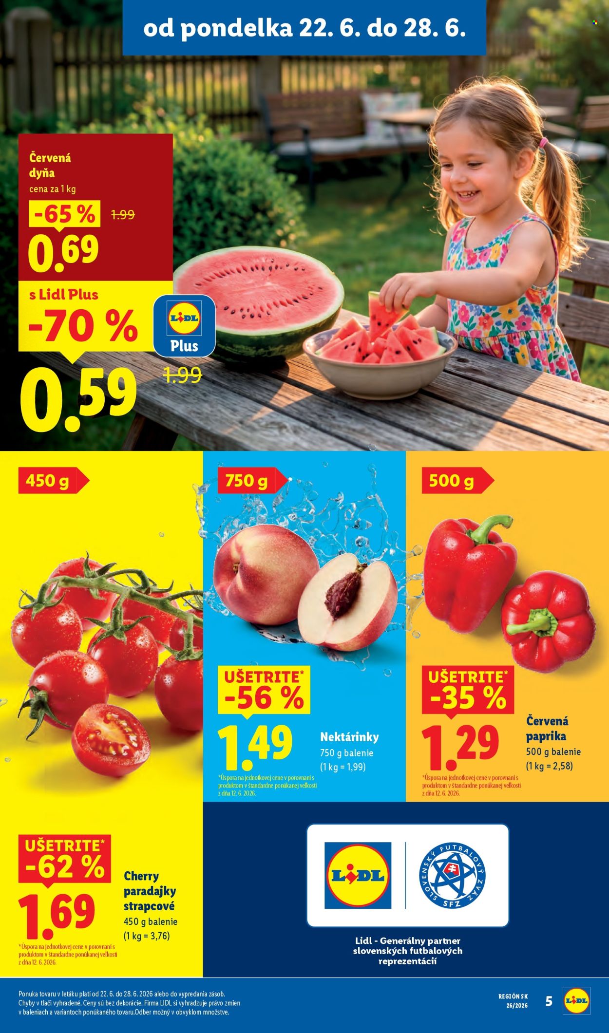 Leták Lidl - 22.6.2026 - 28.6.2026. Strana 7