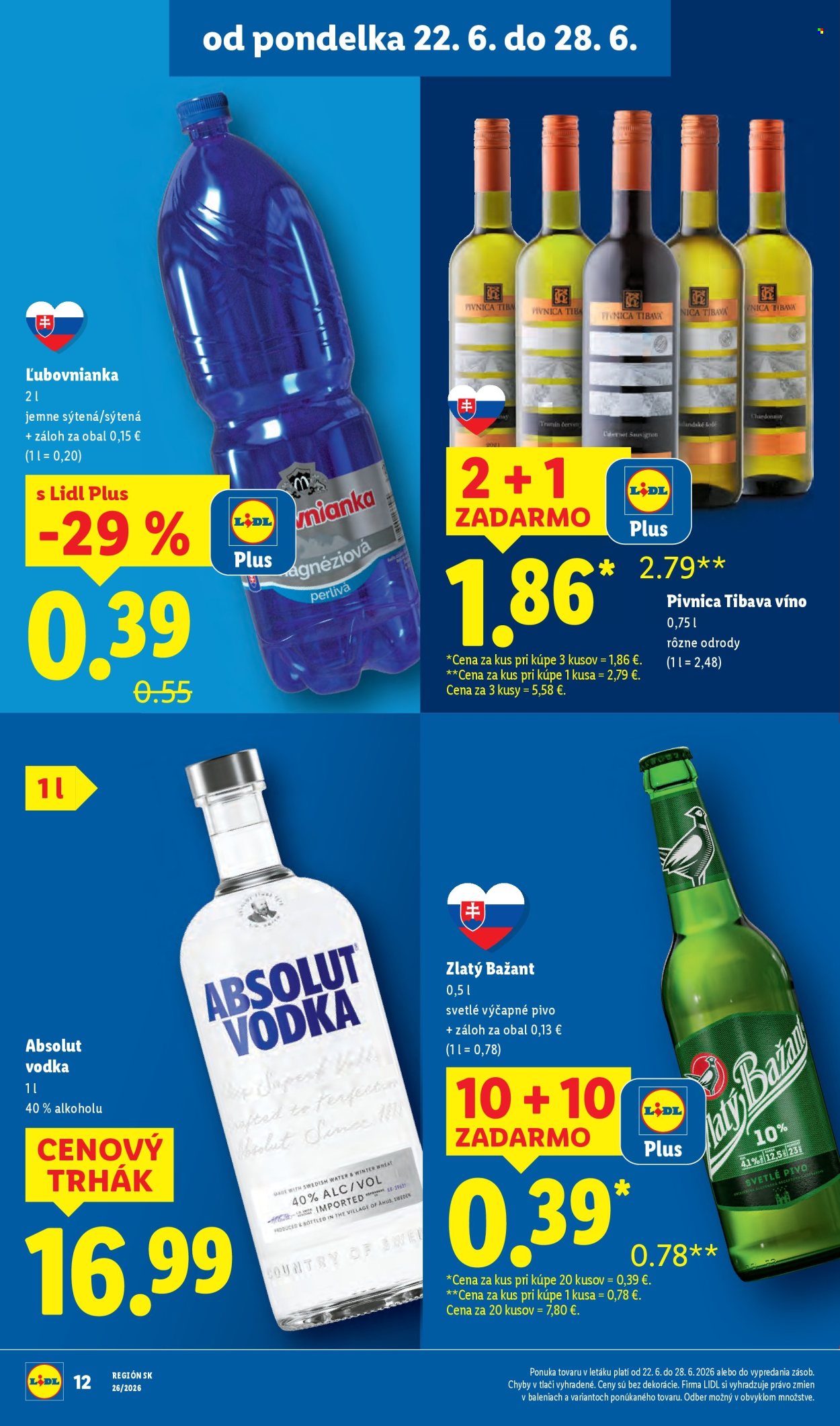 Leták Lidl - 22.6.2026 - 28.6.2026. Strana 18