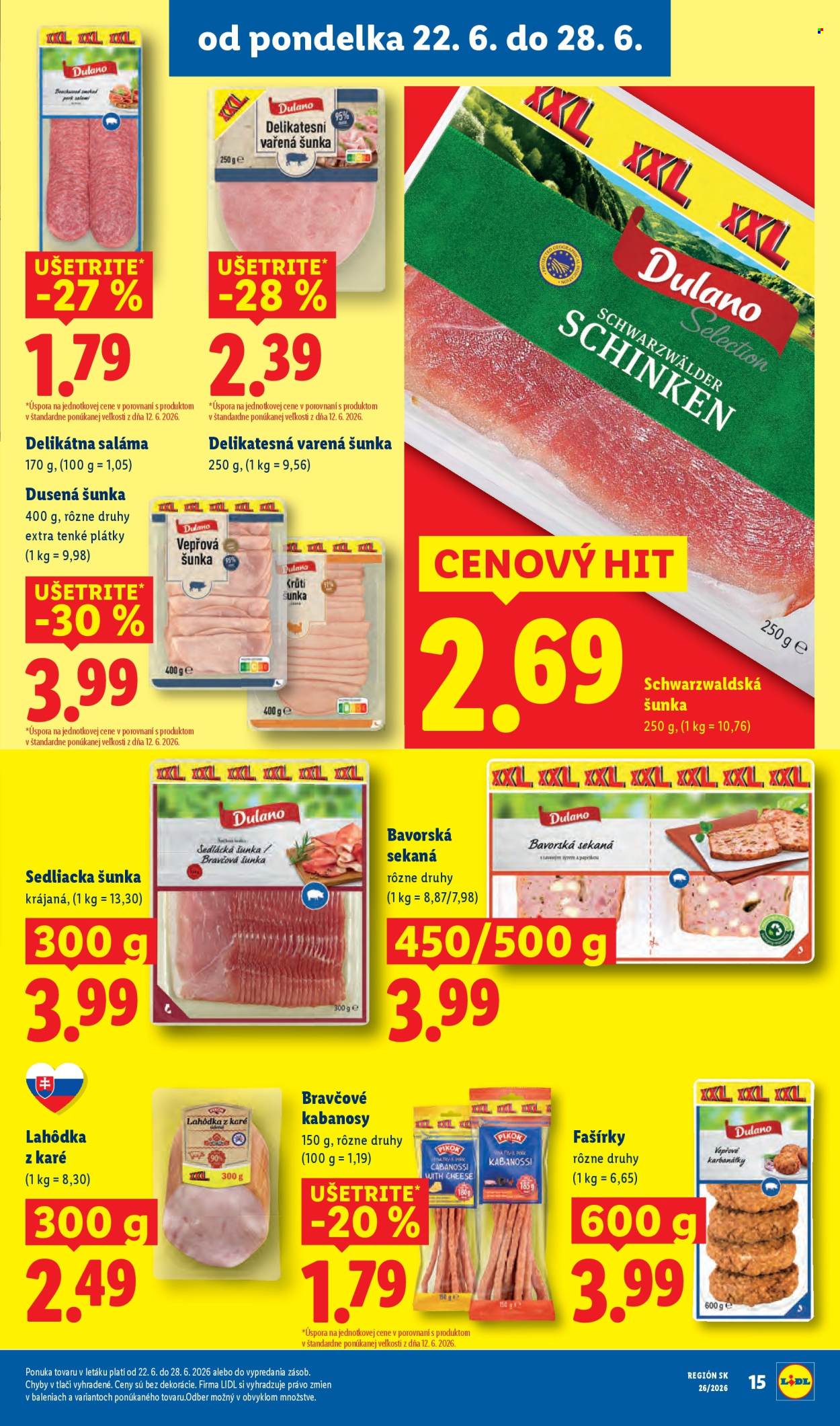Leták Lidl - 22.6.2026 - 28.6.2026. Strana 25