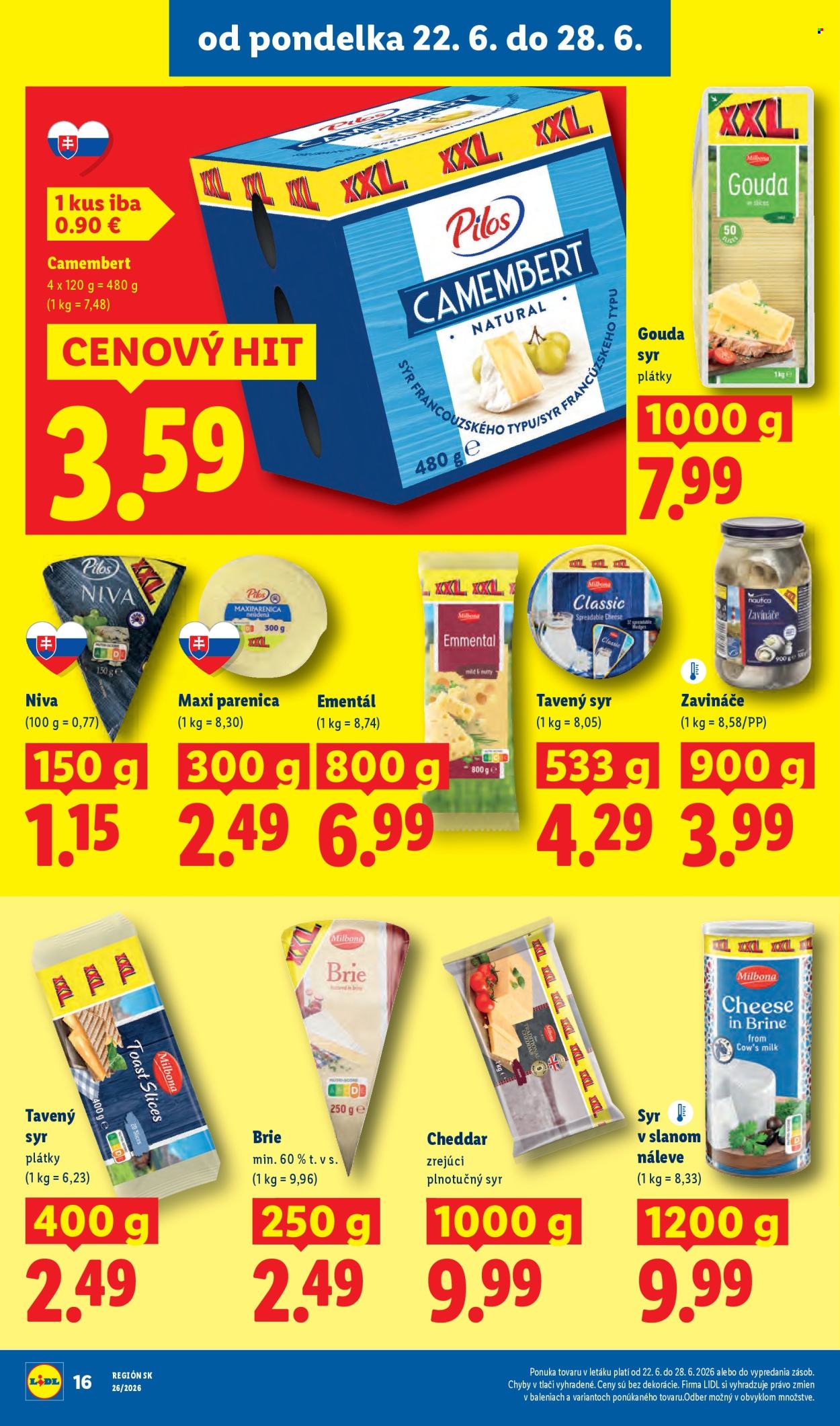 Leták Lidl - 22.6.2026 - 28.6.2026. Strana 26