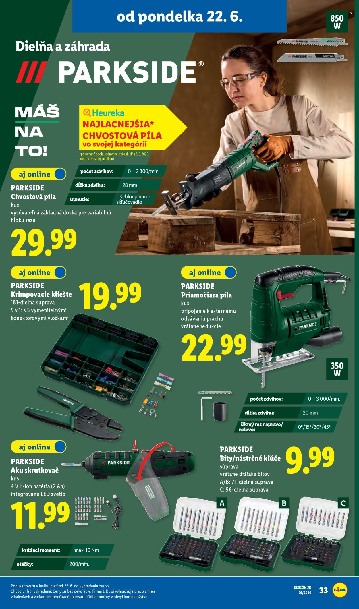Leták Lidl - 22.6.2026 - 28.6.2026. Strana 47