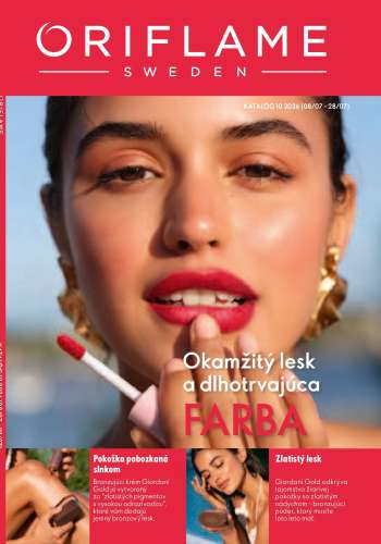 Leták Oriflame - 8.7.2026 - 28.7.2026.