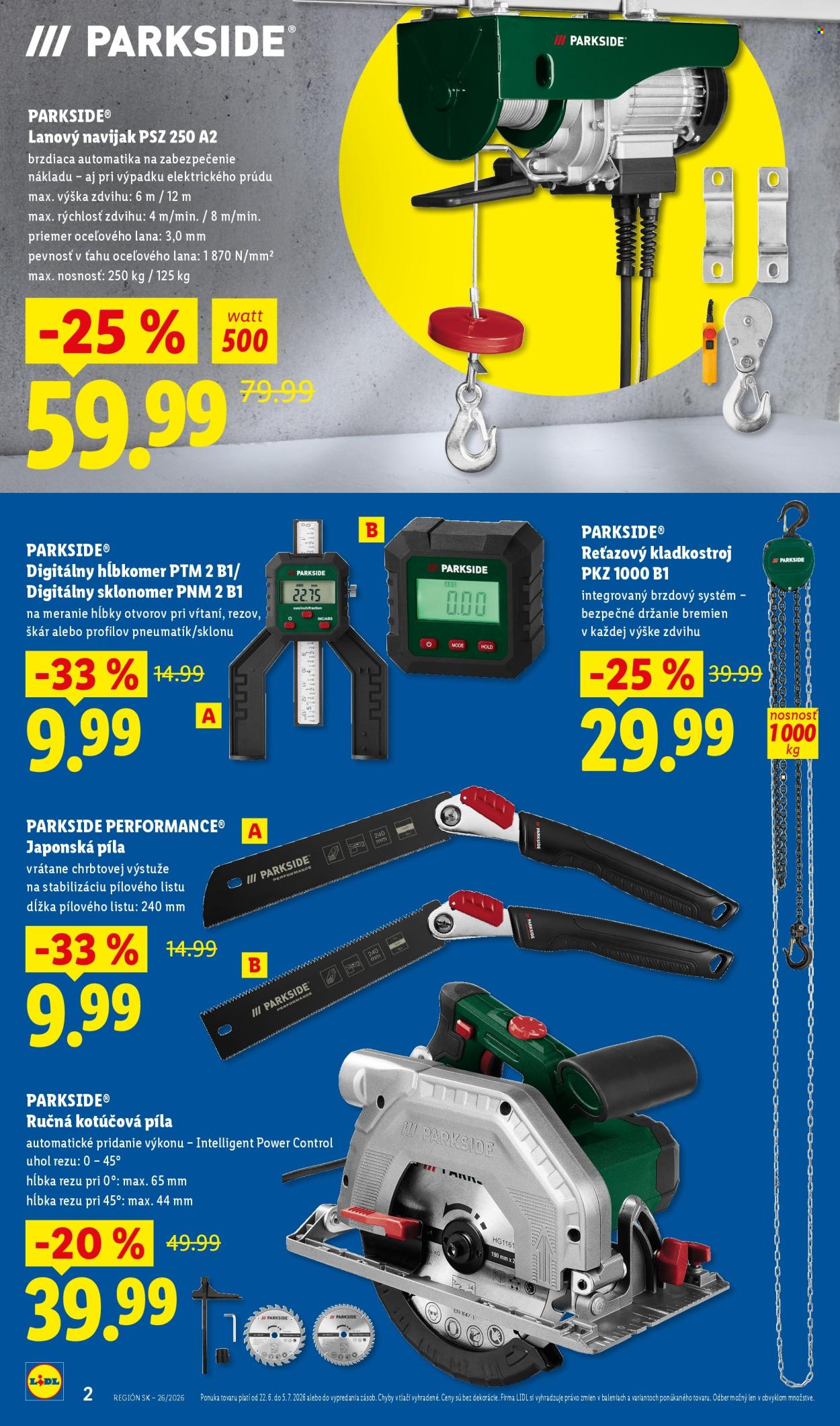 Leták Lidl - 22.6.2026 - 5.7.2026. Strana 2