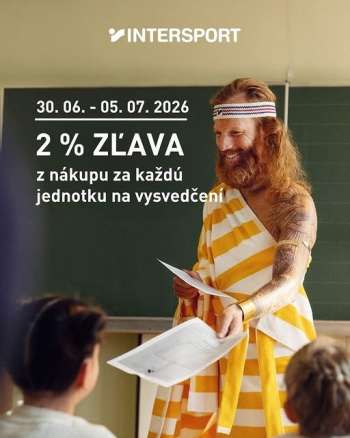 Leták Intersport - 30.6.2026 - 5.7.2026.