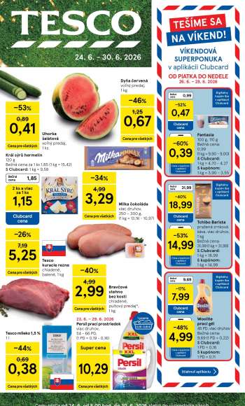 Leták TESCO - 24.6.2026 - 30.6.2026.