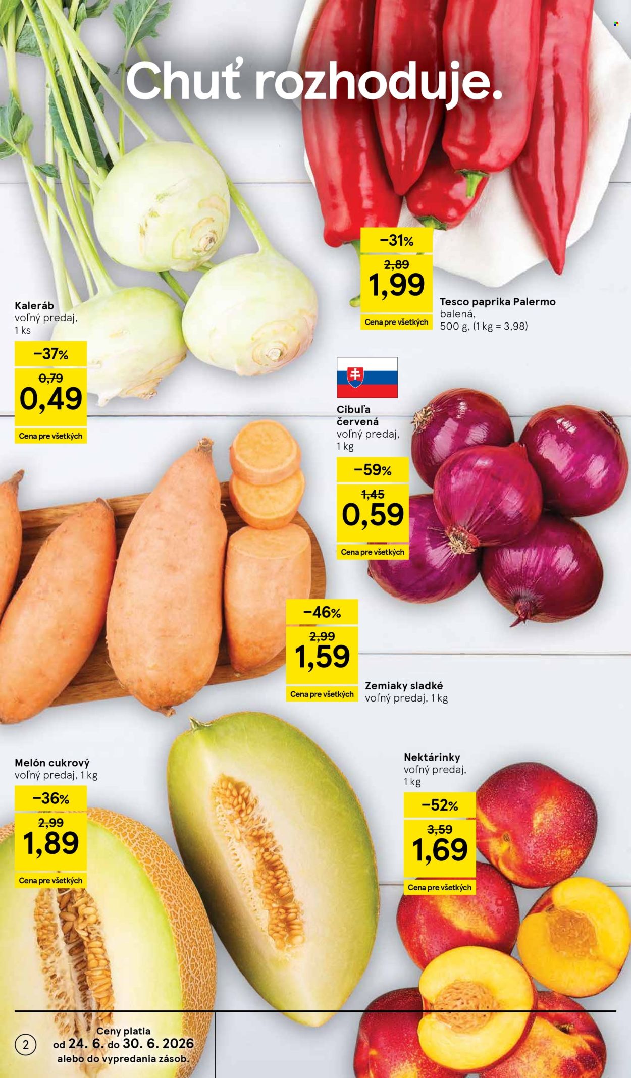 Leták TESCO - 24.6.2026 - 30.6.2026. Strana 2