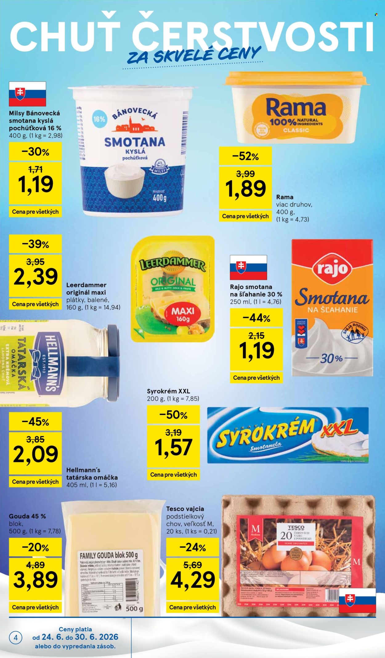 Leták TESCO - 24.6.2026 - 30.6.2026. Strana 4