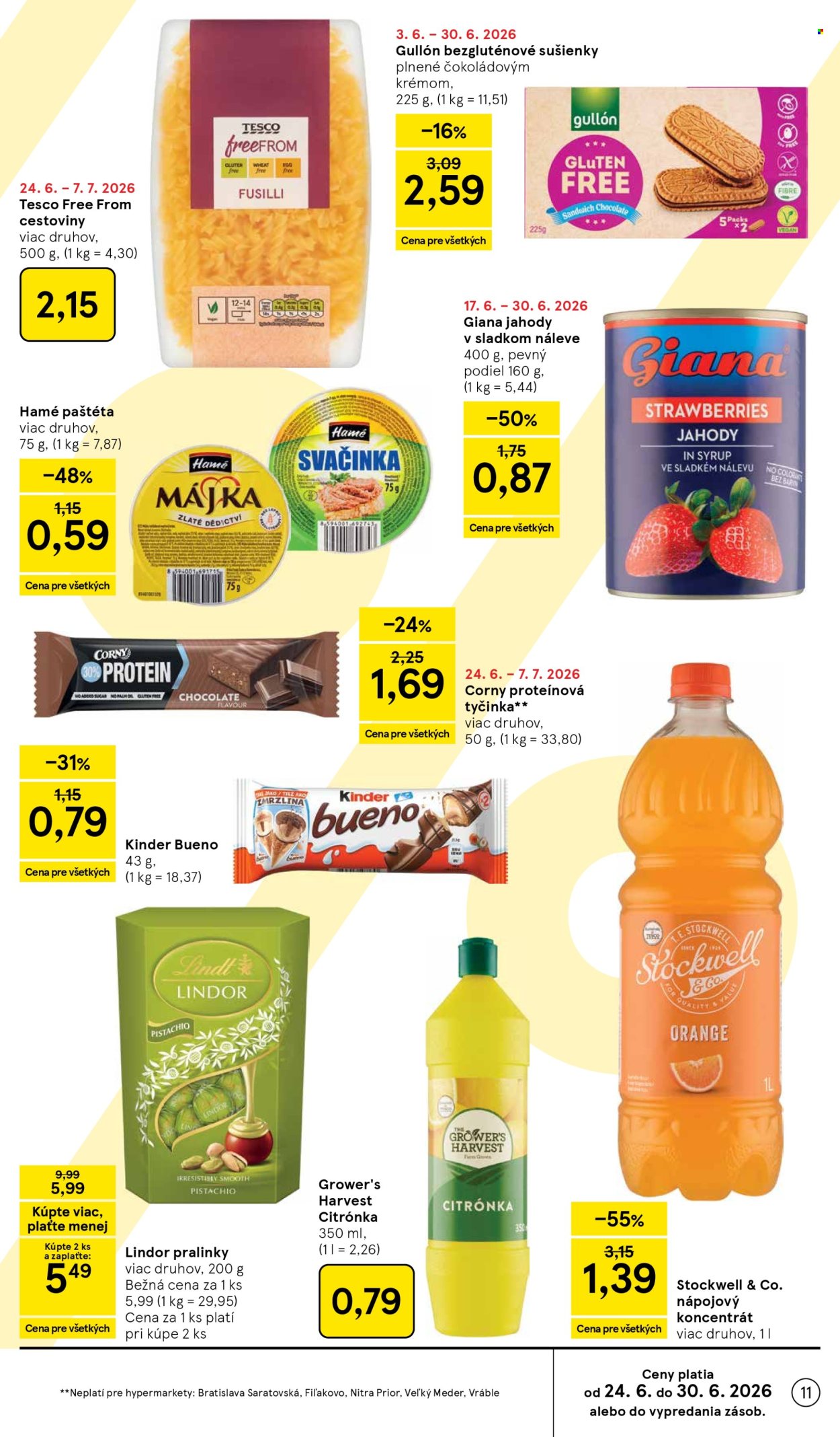 Leták TESCO - 24.6.2026 - 30.6.2026. Strana 11