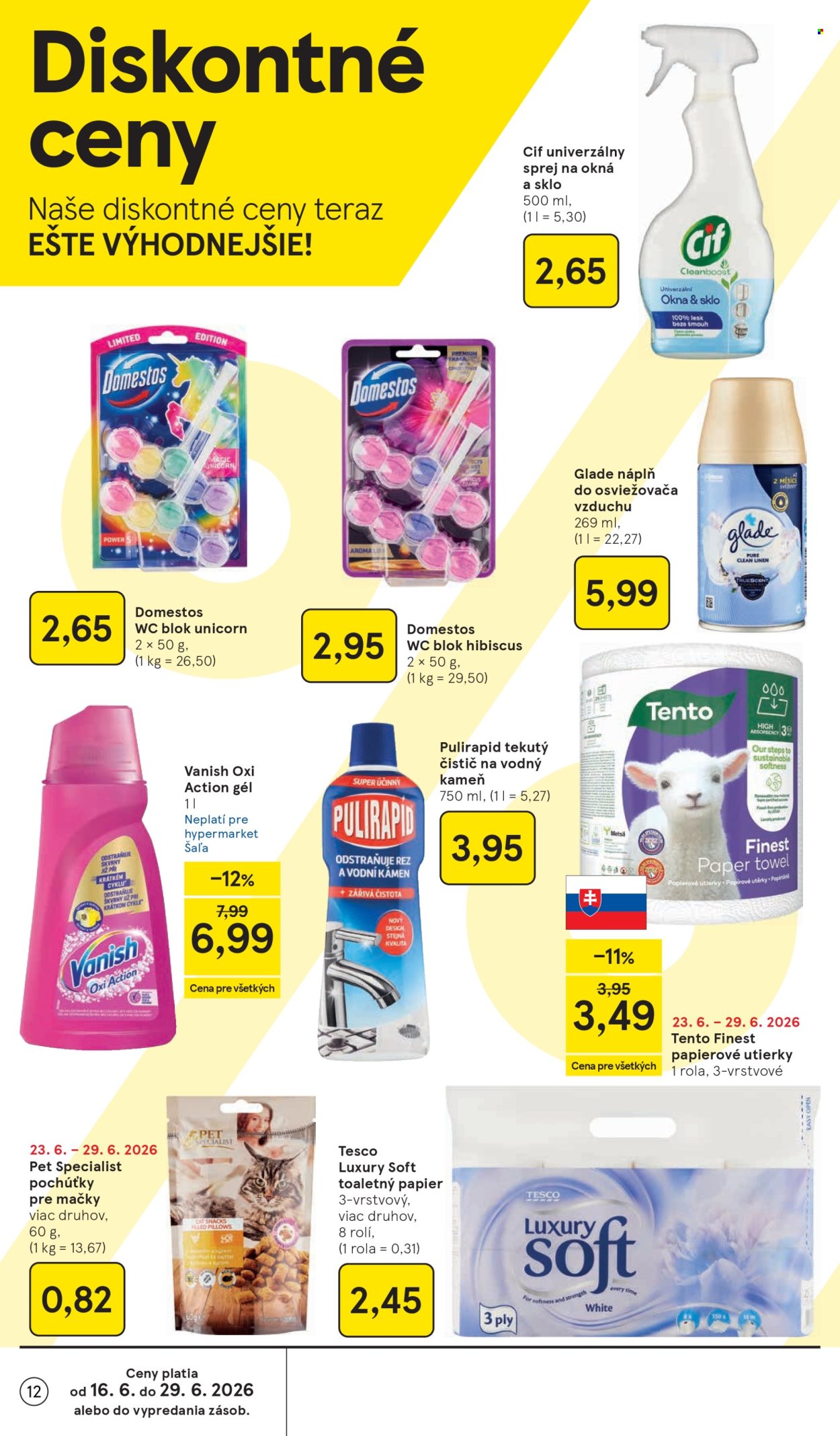 Leták TESCO - 24.6.2026 - 30.6.2026. Strana 12