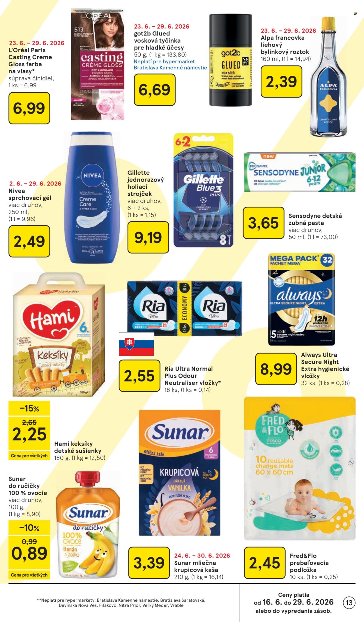 Leták TESCO - 24.6.2026 - 30.6.2026. Strana 13