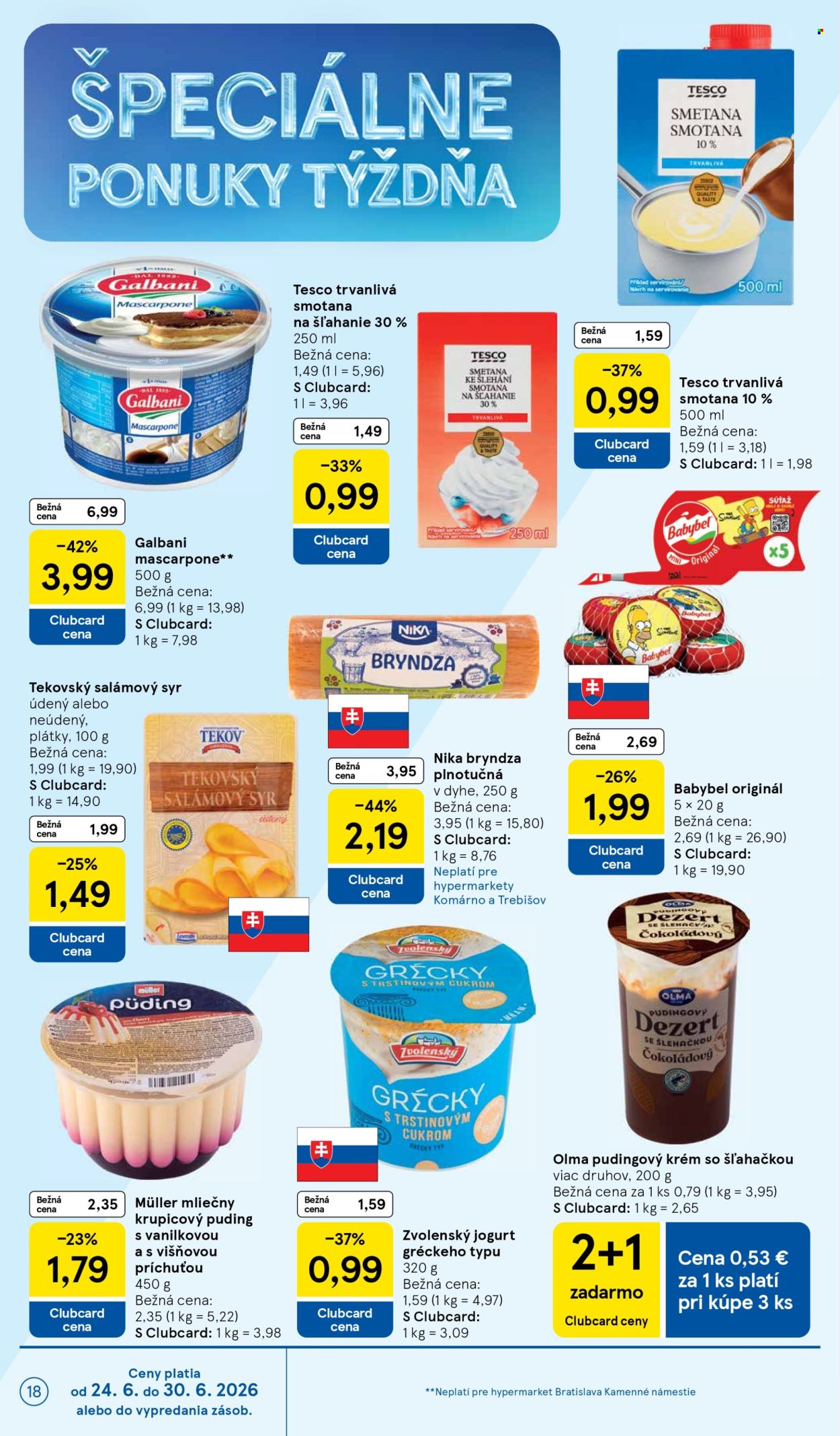 Leták TESCO - 24.6.2026 - 30.6.2026. Strana 18